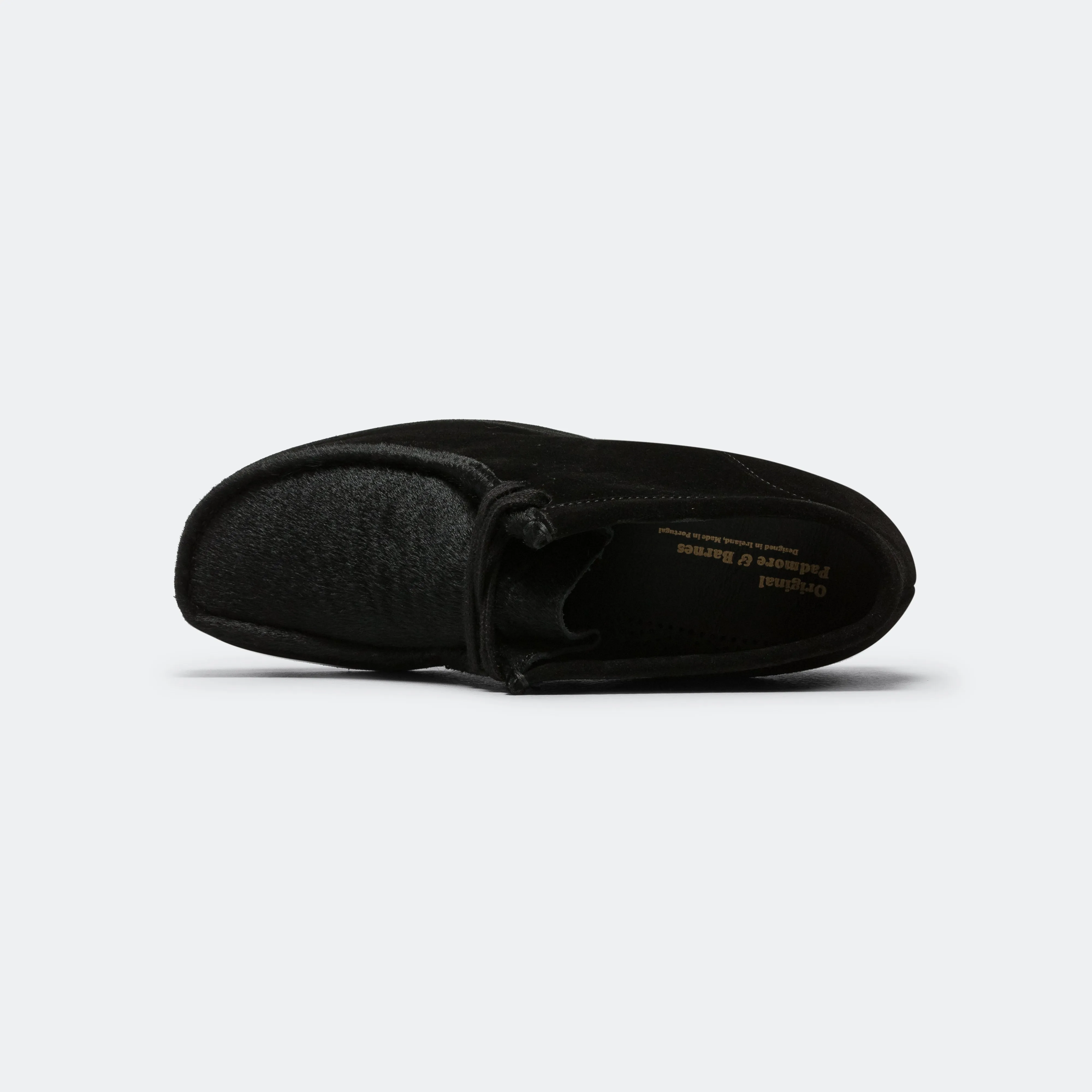 P404  UP THERE - Black Suede/Black Pony Party Glow