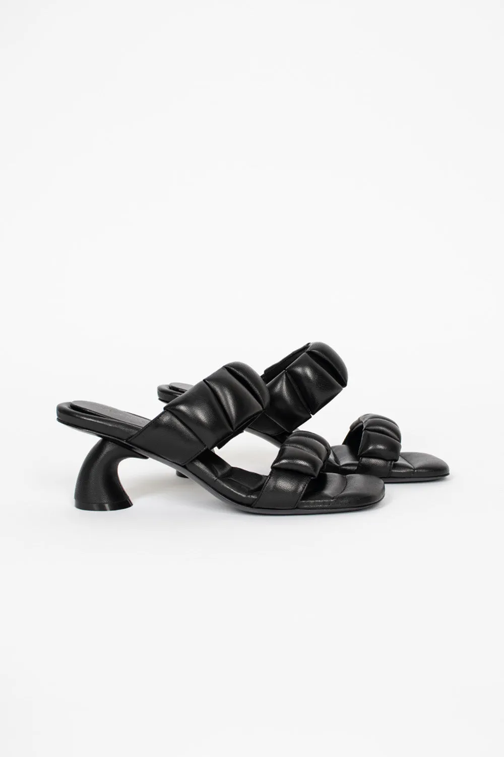 Padded Healed Sandals Black Reinforced Form Adventure Seeker Grippy Outsole Adventure Seeker