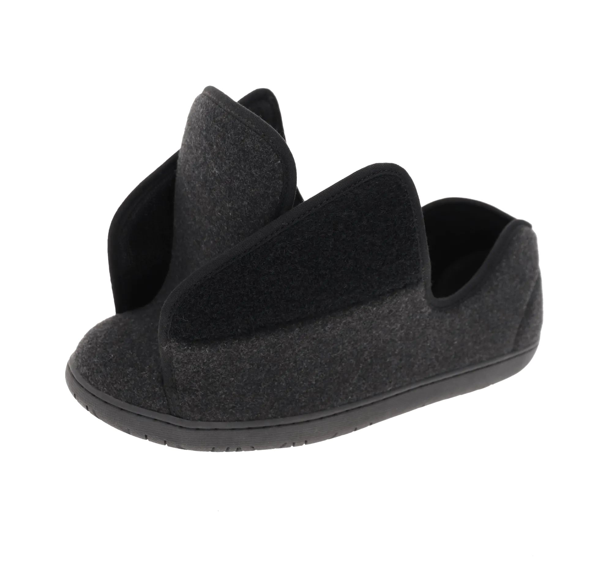 Torsion Support Relaxed feet The Doctor 2 Extra-Depth Slipper in Blackwool - by Foamtreads