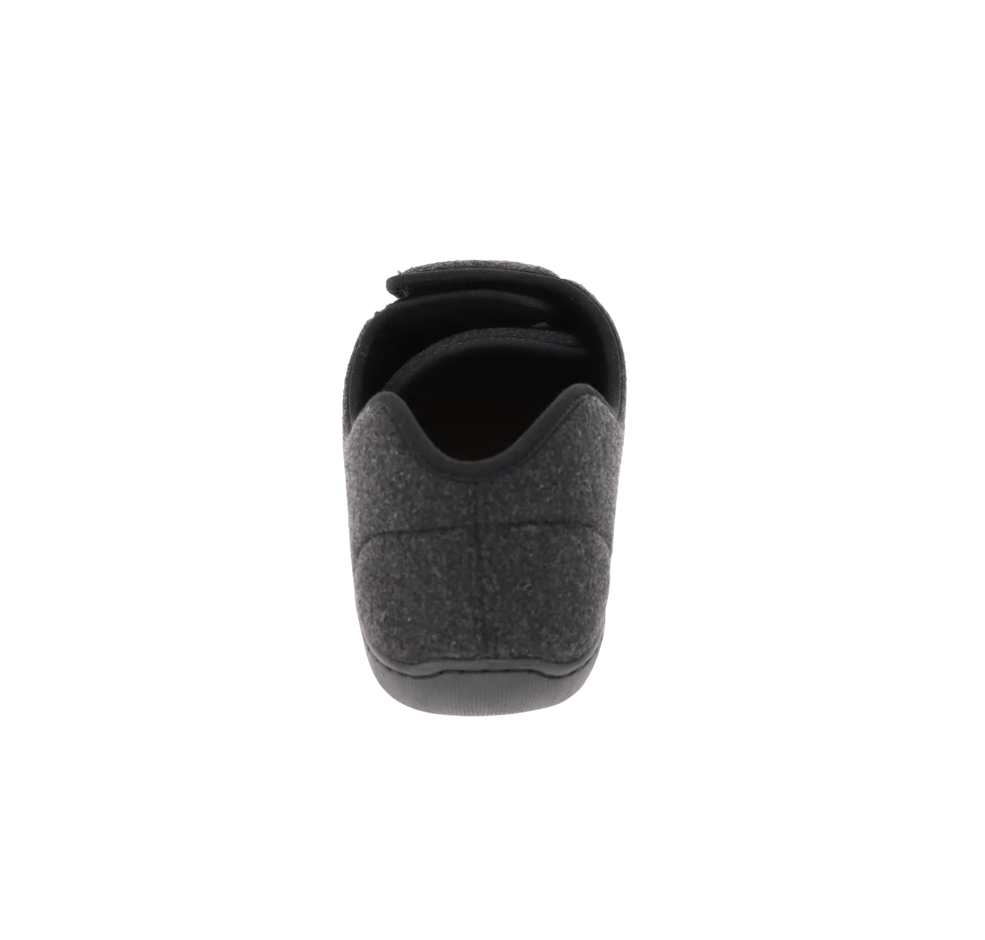 Effortless Fit Sandals RubberOutsole The Doctor 2 Extra-Depth Slipper in Blackwool - by Foamtreads