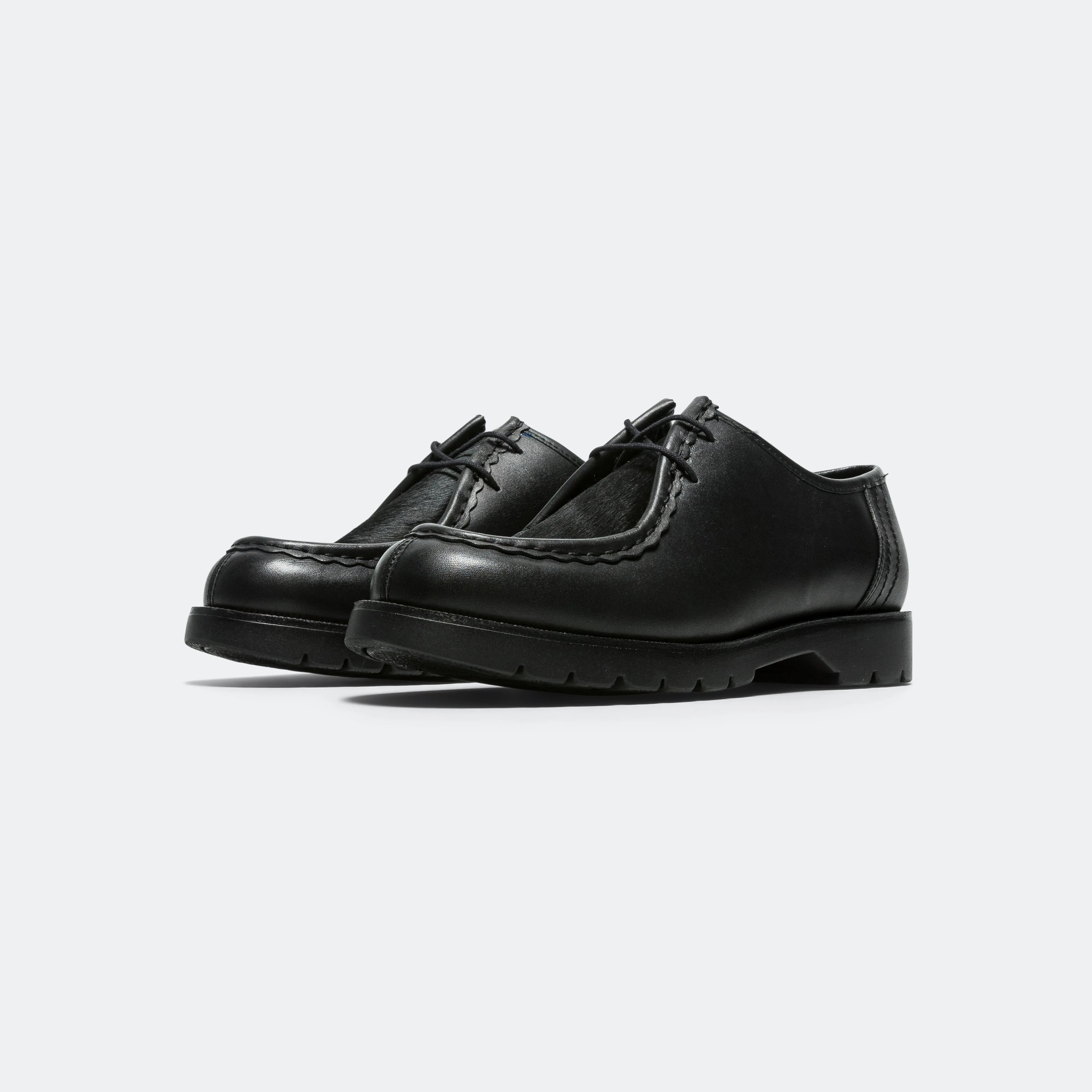 Padrini - Noir synthetic leather zipper