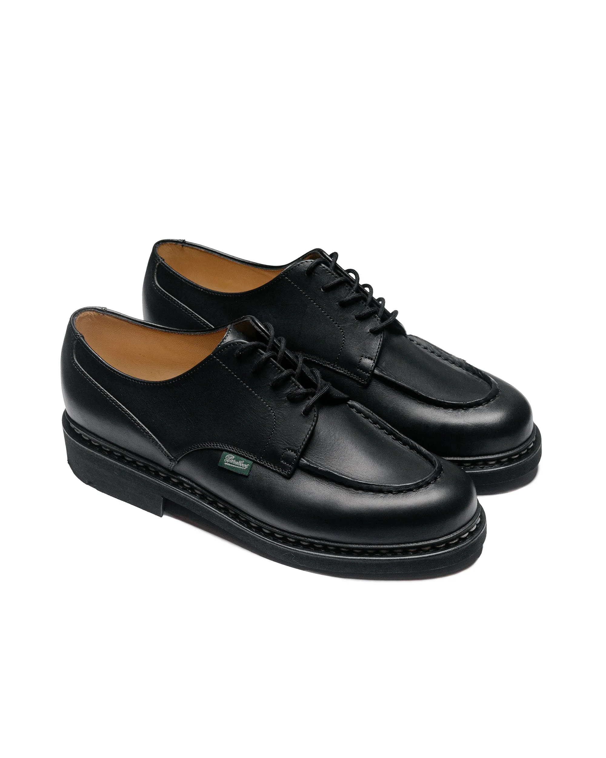 Paraboot Chambord Lisse Noir Cushioned Comfort