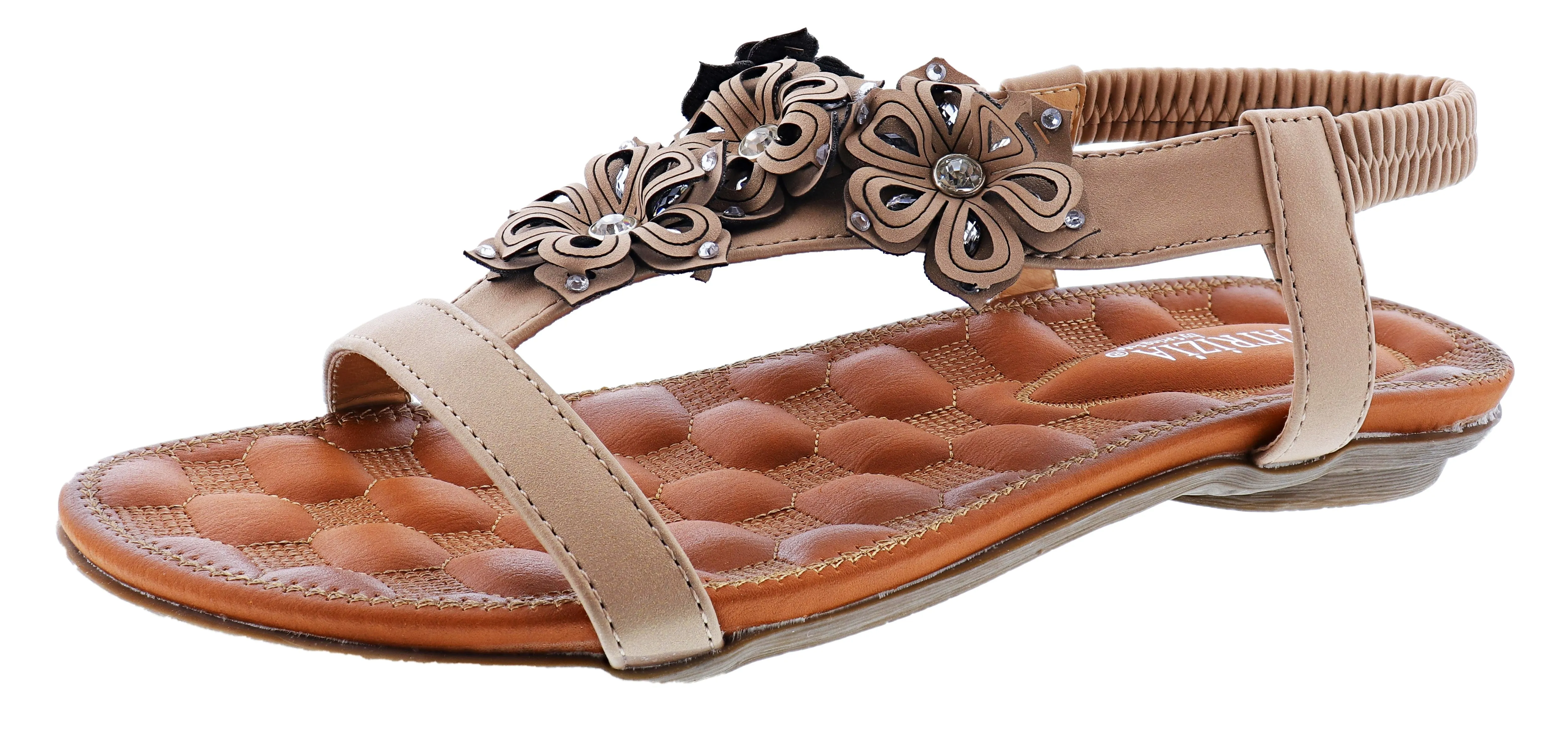 Breathable Travel Sandals Float Comfort Patrizia Indra T-Strap Sandals Women