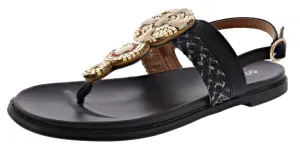 Desk Day Tall friendly Patrizia Women's Zinzibar Adjustable Back Strapped Thong Sandals