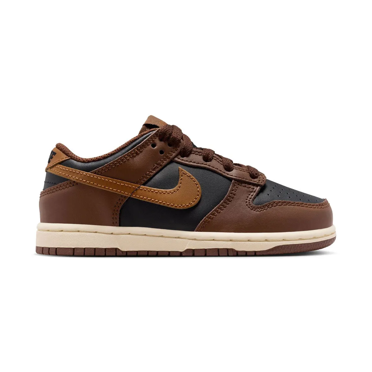 Nike Dunk Low 'Brown Black' Little Kids' Shoes Fog Path TPR Sole