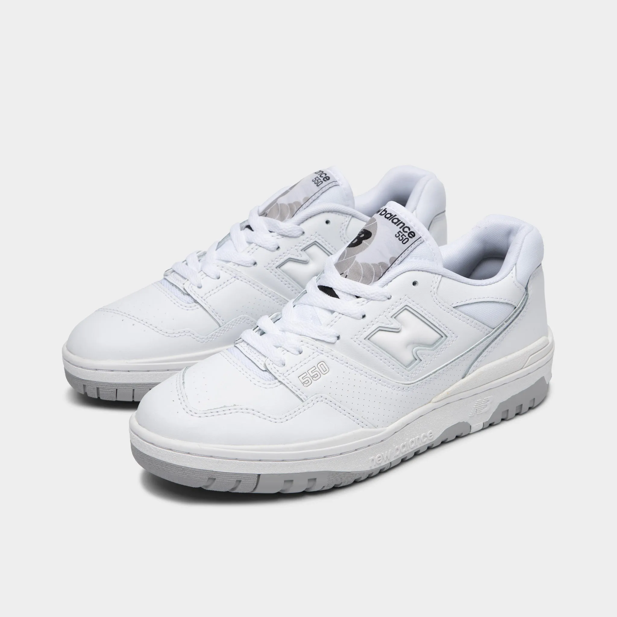 Impact Resistant Frame DurableConstruction New Balance BB550PB1 White / White