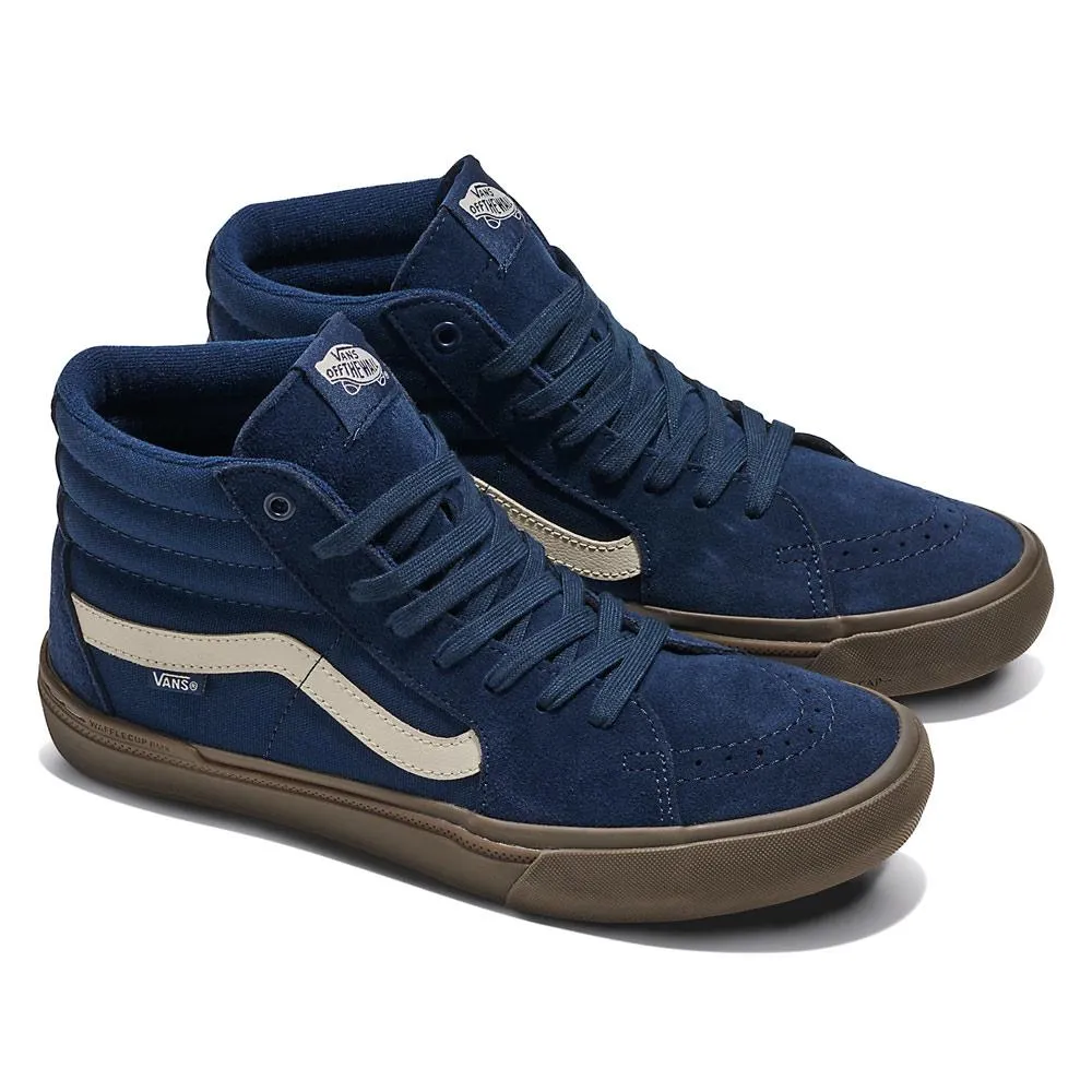 Vans BMX Sk8-Hi - Navy with Dark Gum All Day Style Eva Midsole