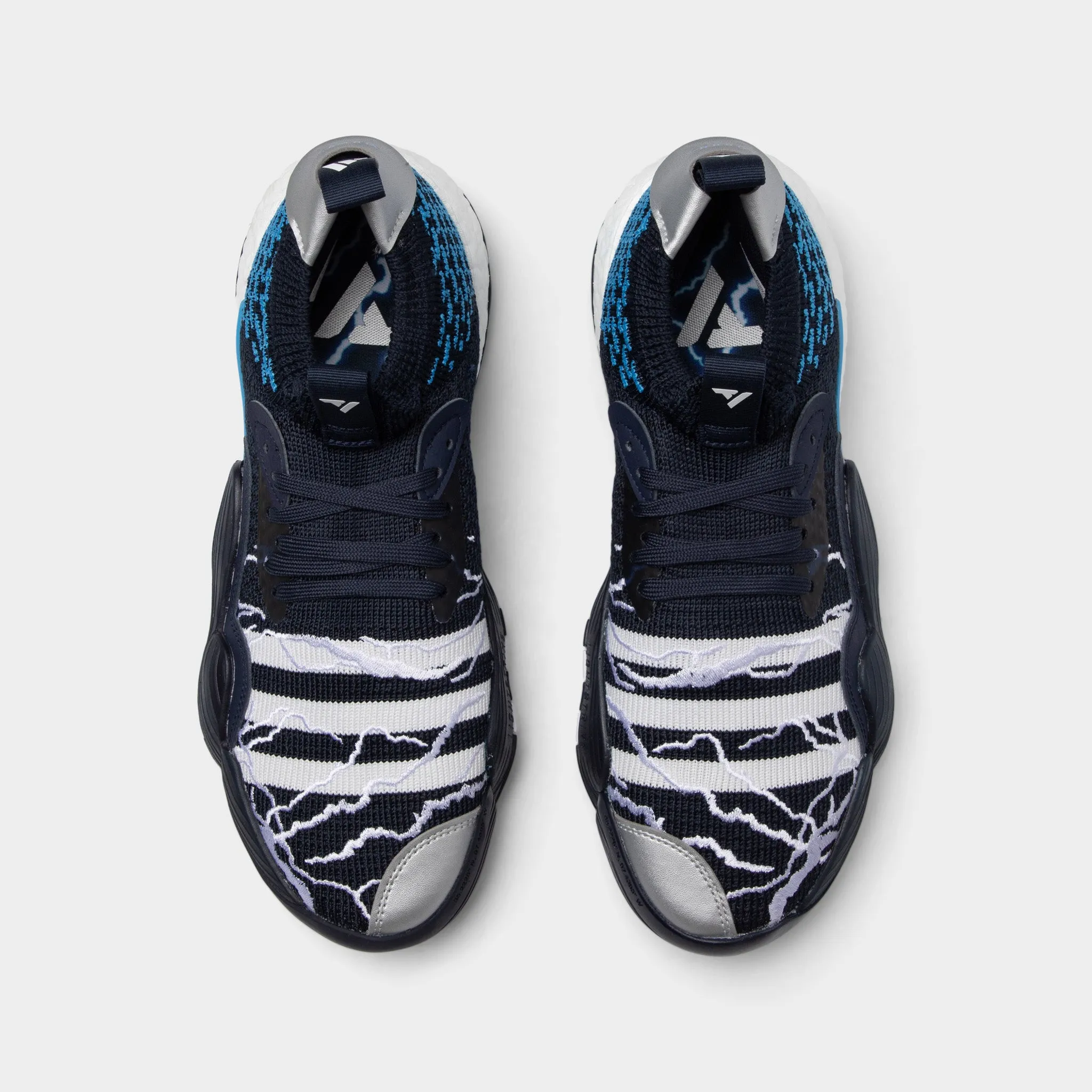 Comfortable Design Microcellular Foam adidas Trae Young 2 Legend Ink / Cloud Ink - Pulse Blue