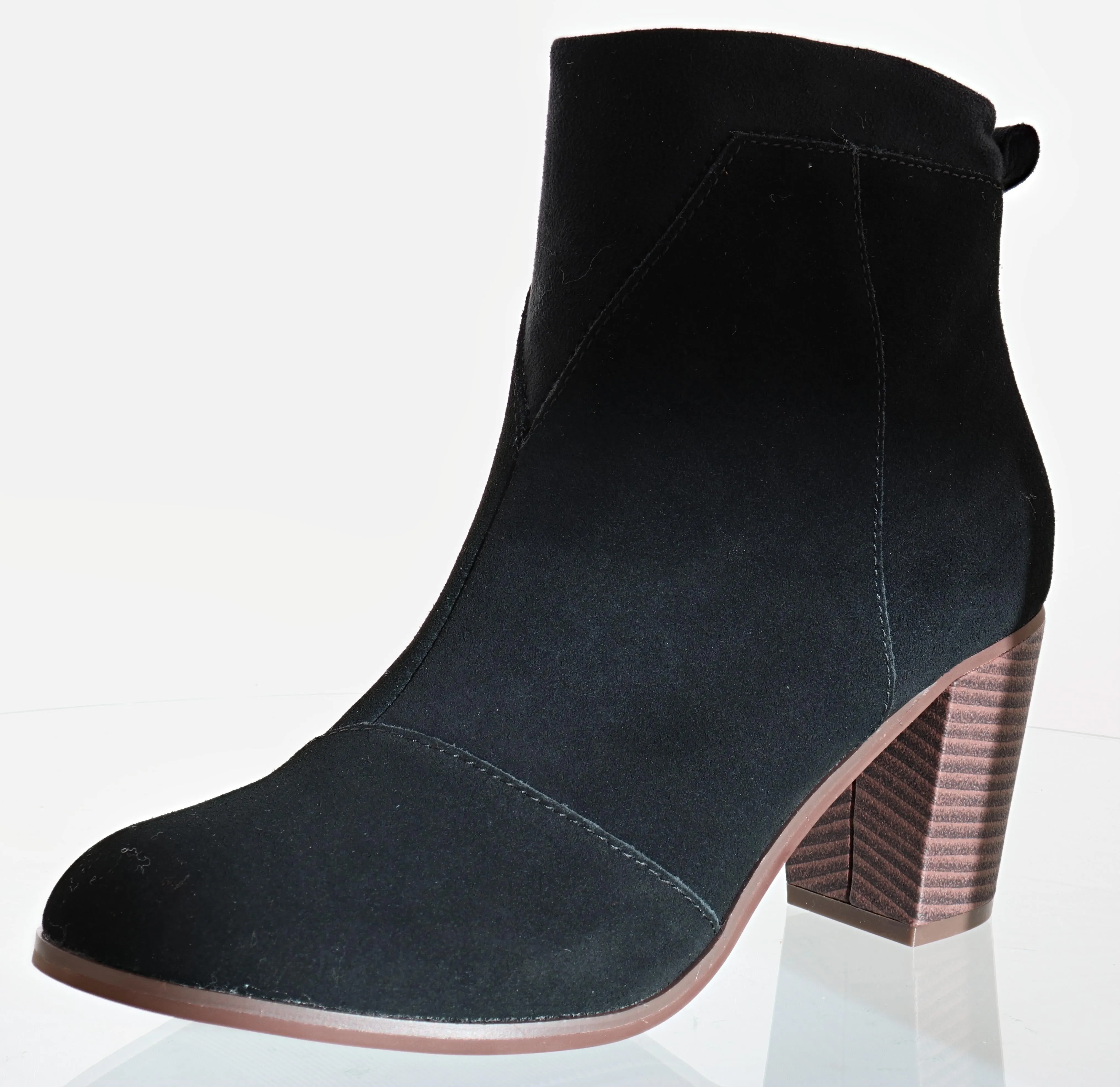 Anti Slip Wedding Day Heels Toms Women Mid Block Ankle Booties Lunata