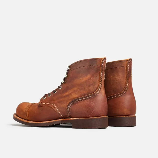 Red Wing Iron Ranger Copper Boots - 8085 Mud Resistant All Day Wear Comfort Backing