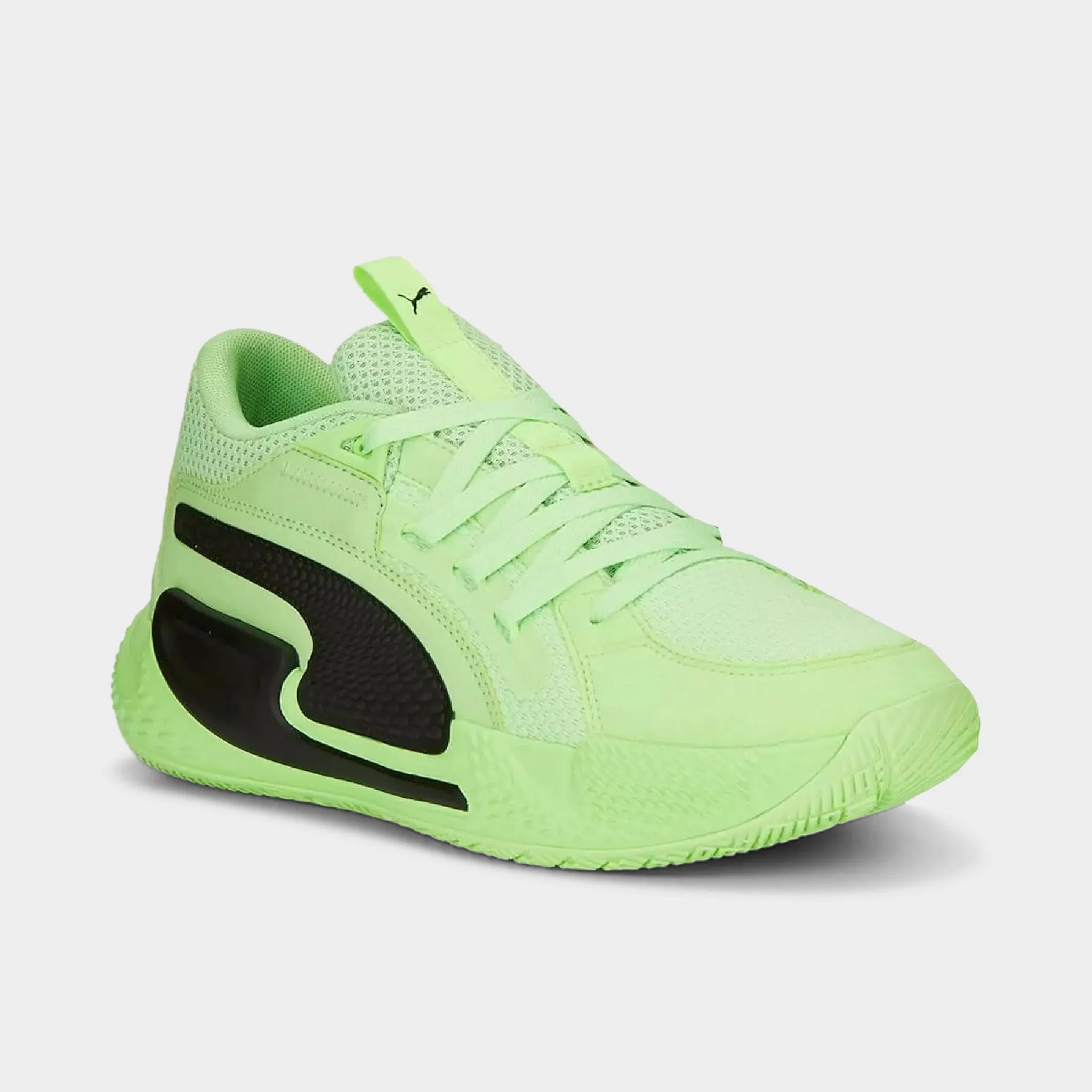 Friction reduction Youth Sports Style PUMA Court Rider Chaos Fizzy Lime / PUMA Black