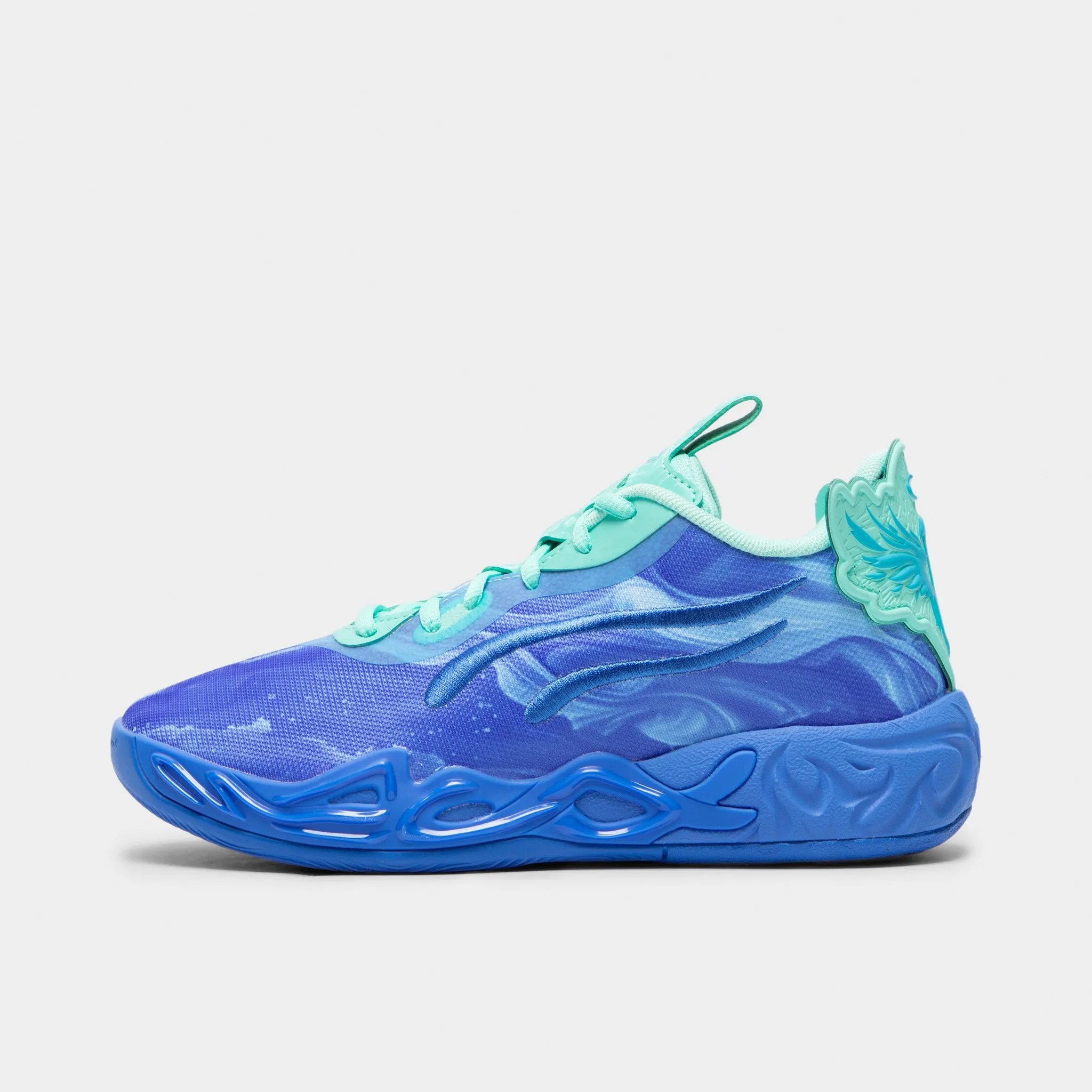 PUMA Juniors' MB.04 Ultra Blue / Blue Glimmer - New Navy Ankle Protection Comfort Activity