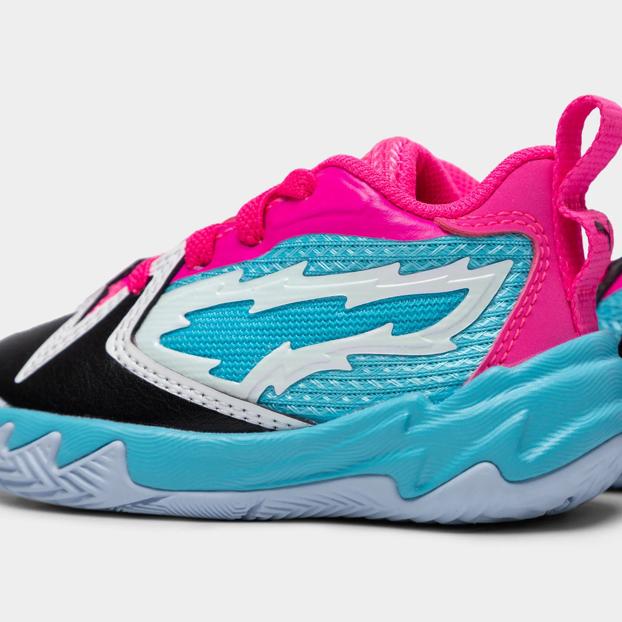 PUMA Toddlers' Scoot 1 Pink / Blue - Silver Hyper Elastic Comfortable bend