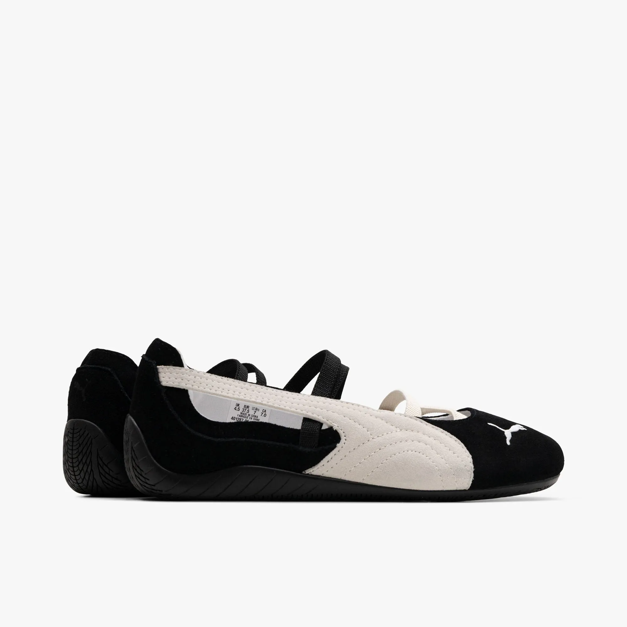 Dawn Walk No Tie Puma Women's Speedcat Ballet Black / White