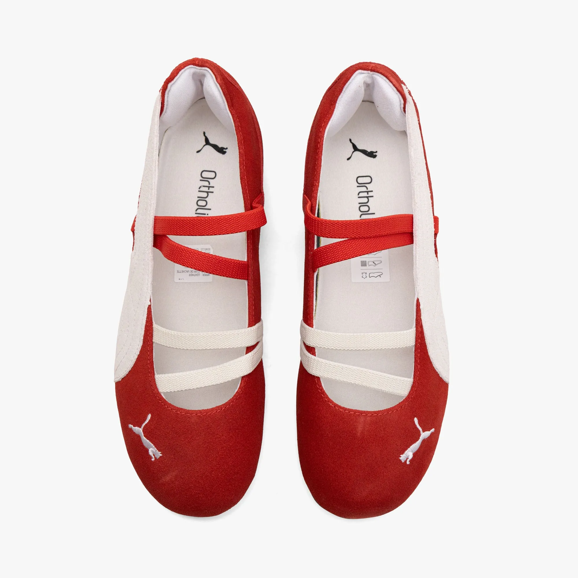 Calm Walk Neat Shape Puma Women's Speedcat Ballet For All Time Red / Puma White