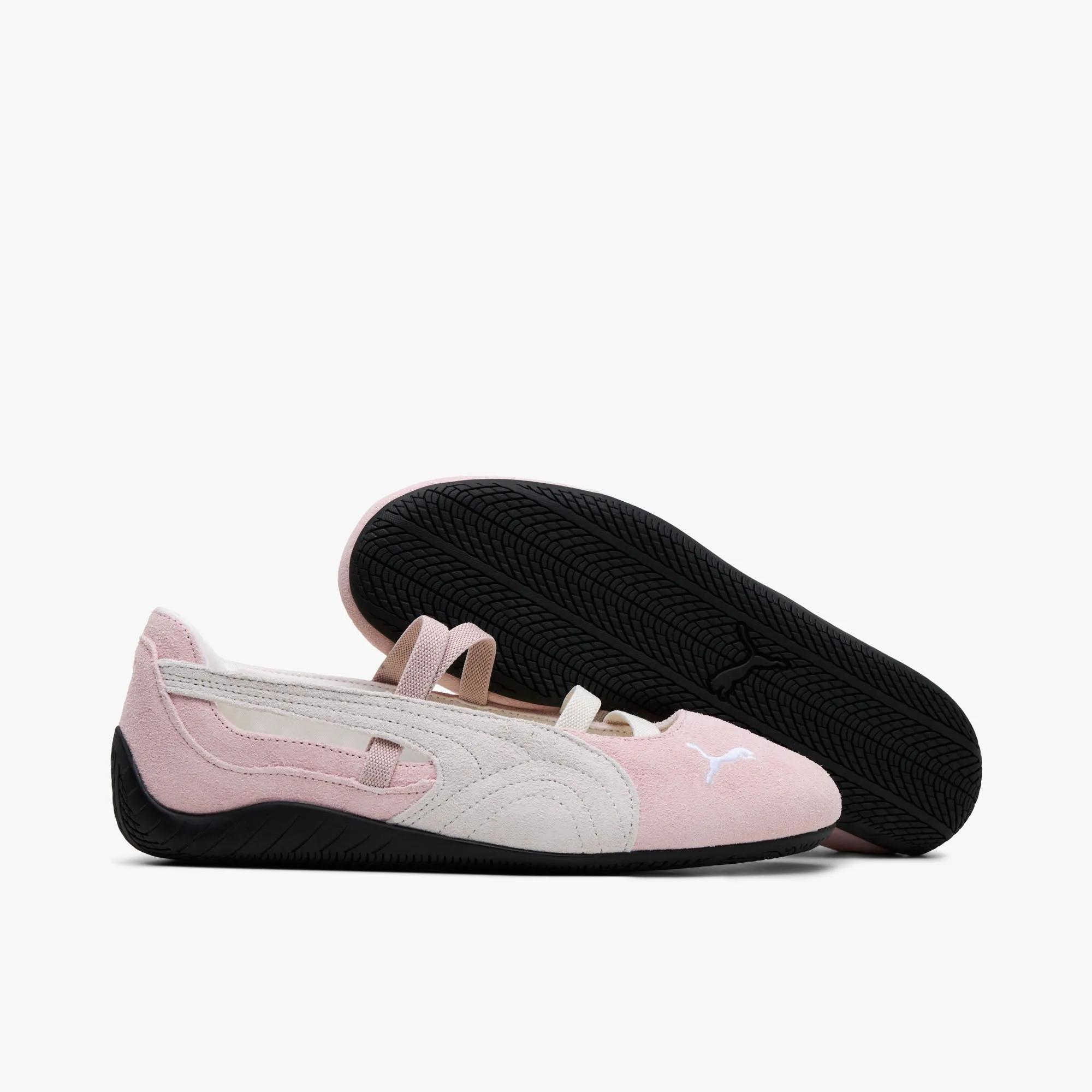 PUMA Women's Speedcat Ballet SD Whisp of Pink / White All People Evening Stroll