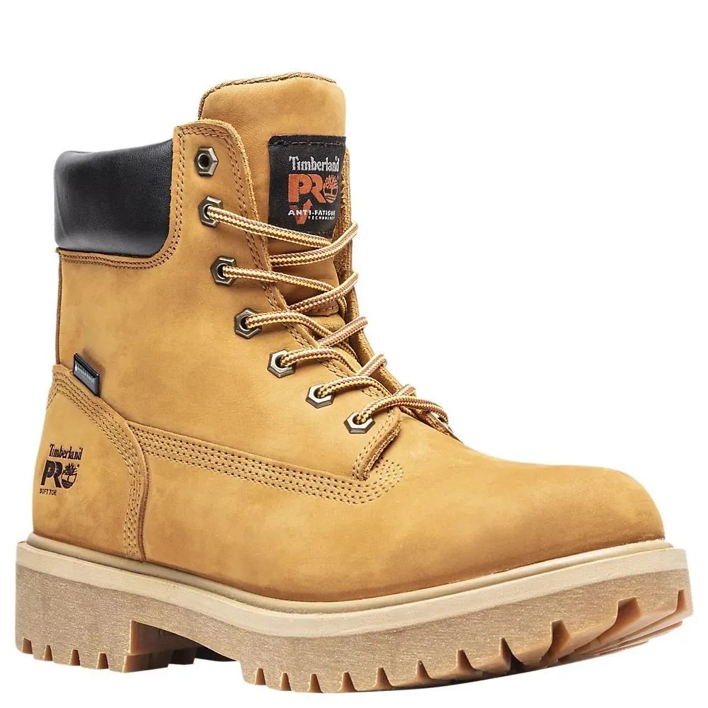 Timberland Men's 65030 PRO??Direct Attach 6" Soft Toe Wheat Waterproof Daily Movement