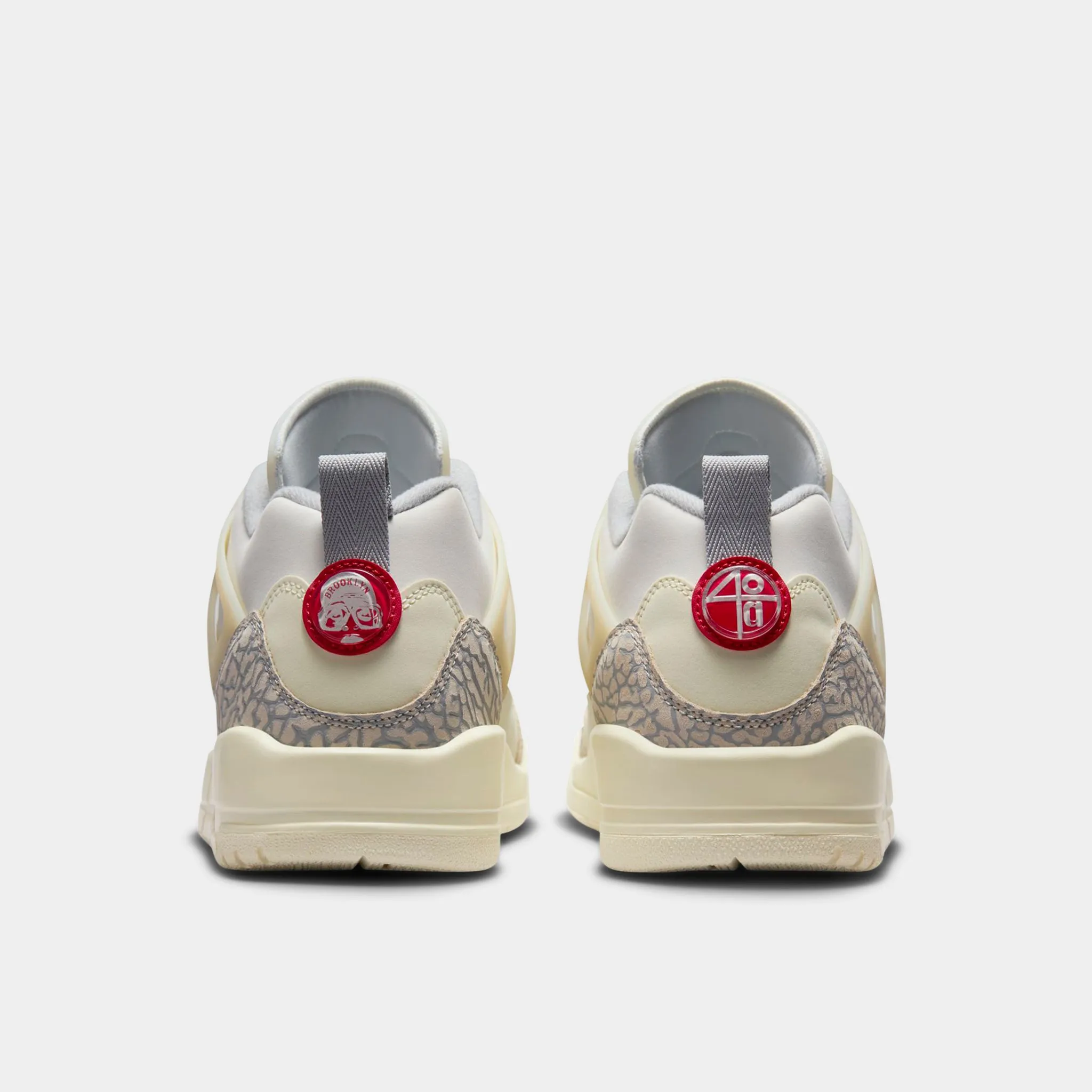 Lockdown Fit Technology Mid   Top Jordan Spizike Low Sail / University Red - Coconut Milk