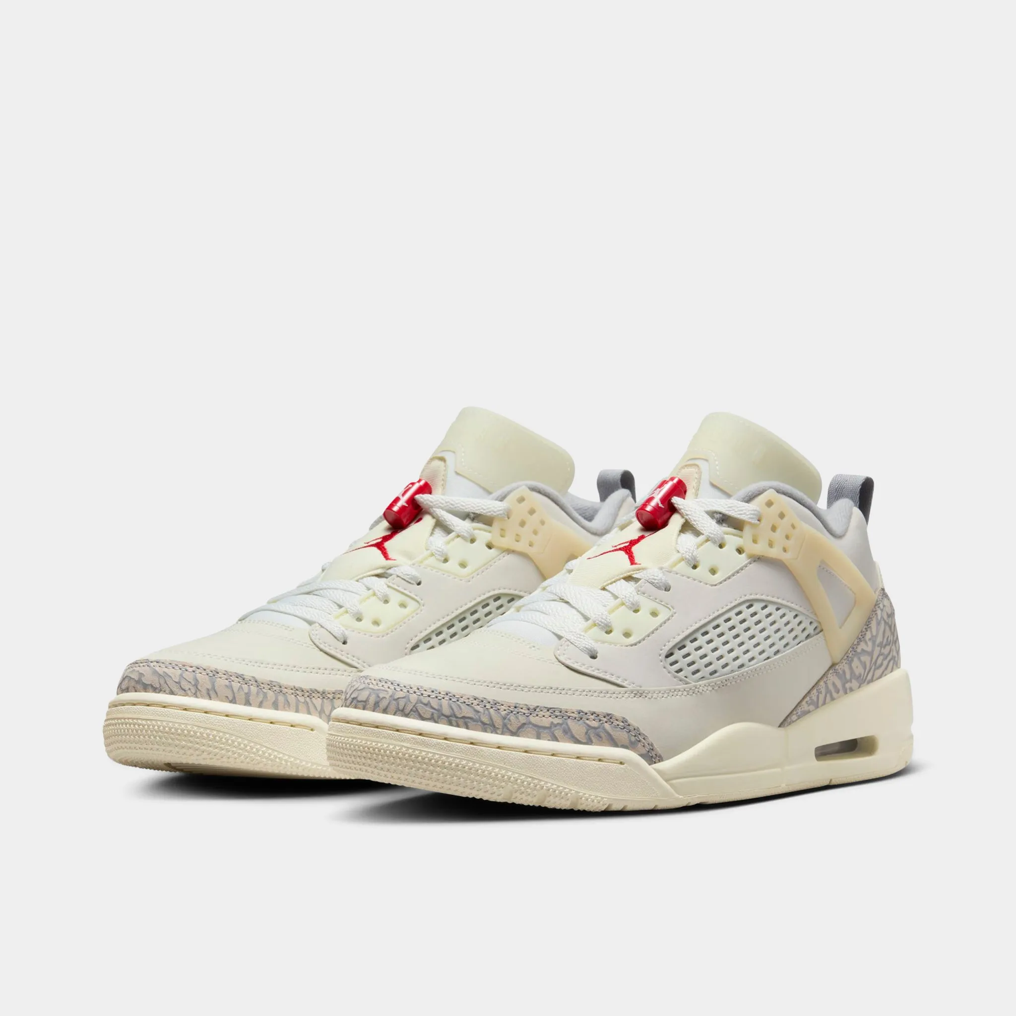 Jordan Spizike Low Sail / University Red - Coconut Milk Ankle Protection Breathable Upper