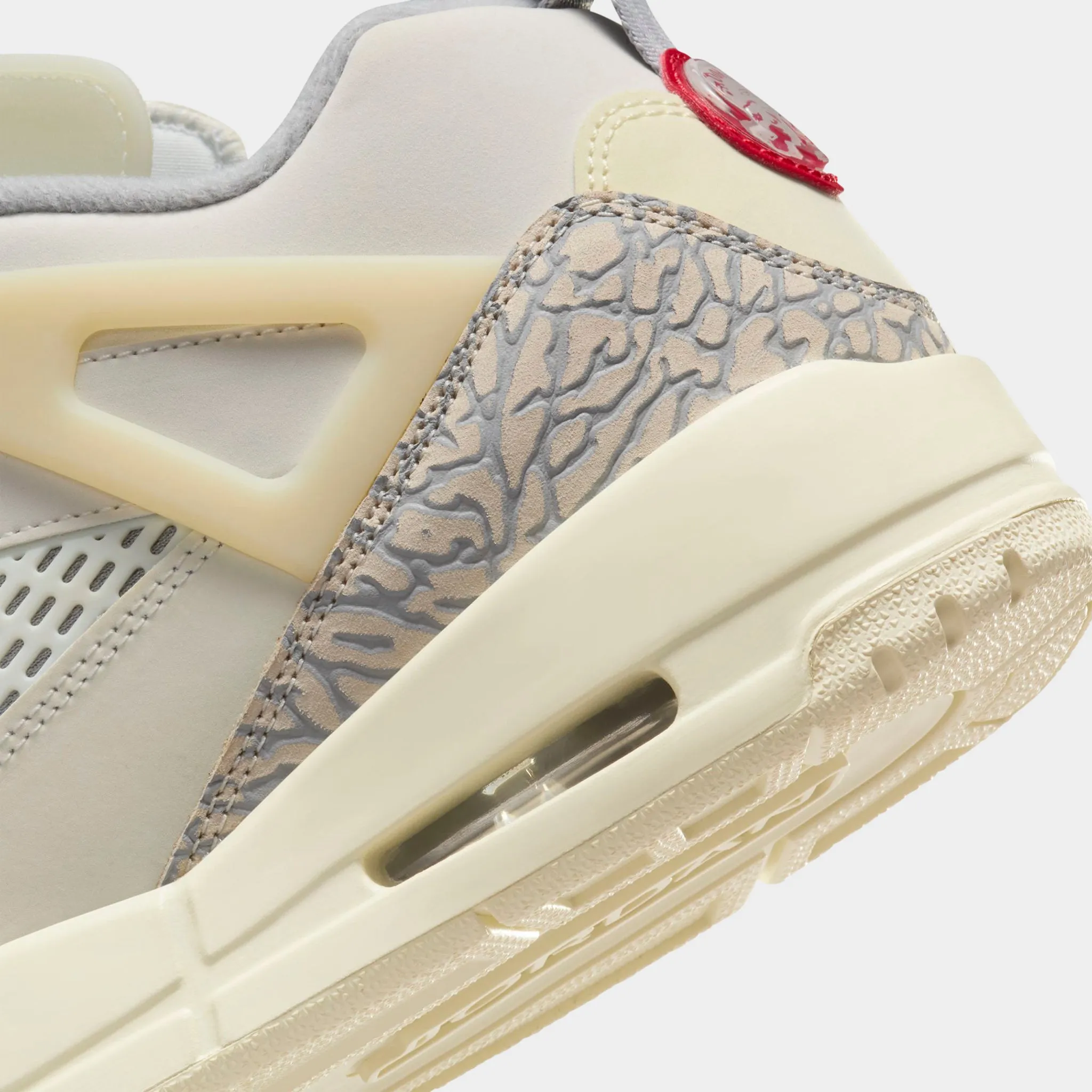 Tension Control Lacing Jordan Spizike Low Sail / University Red - Coconut Milk