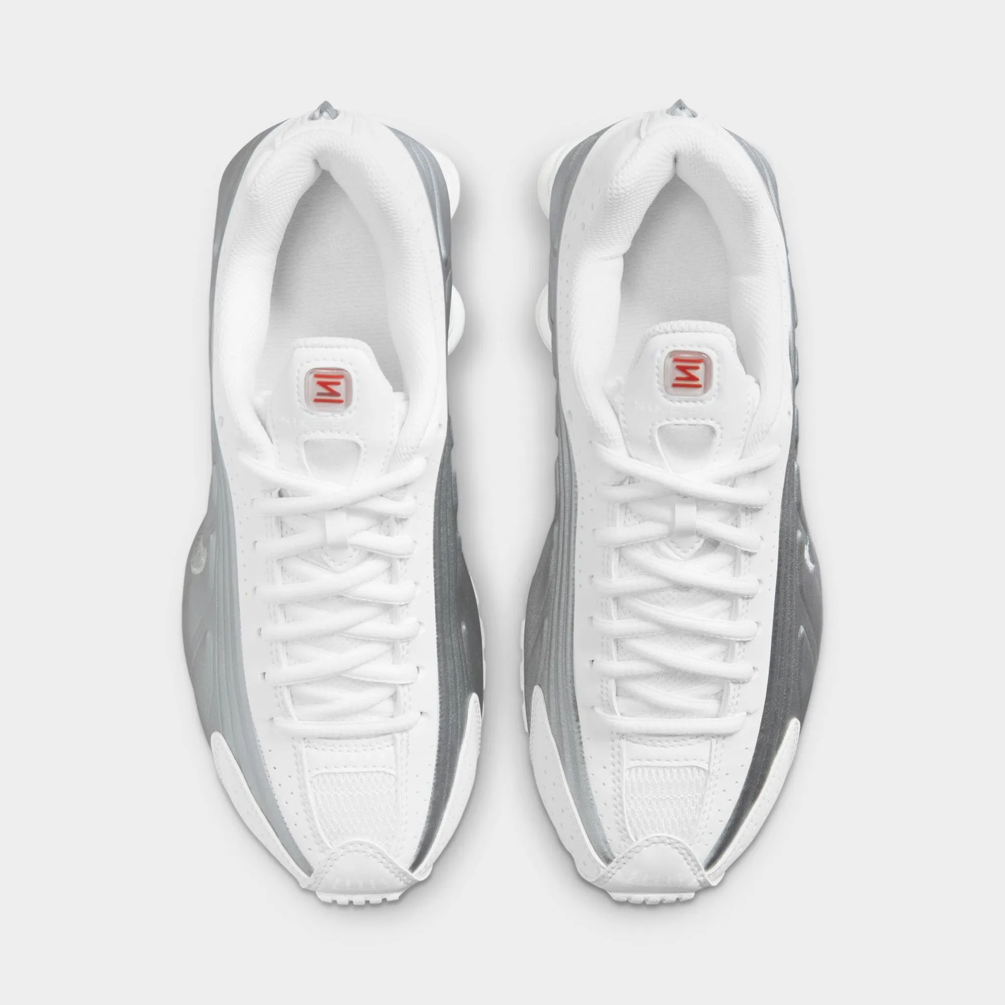 performance - design shoes budget - brand shoes Nike Shox R4 GS White / Metallic Silver - White