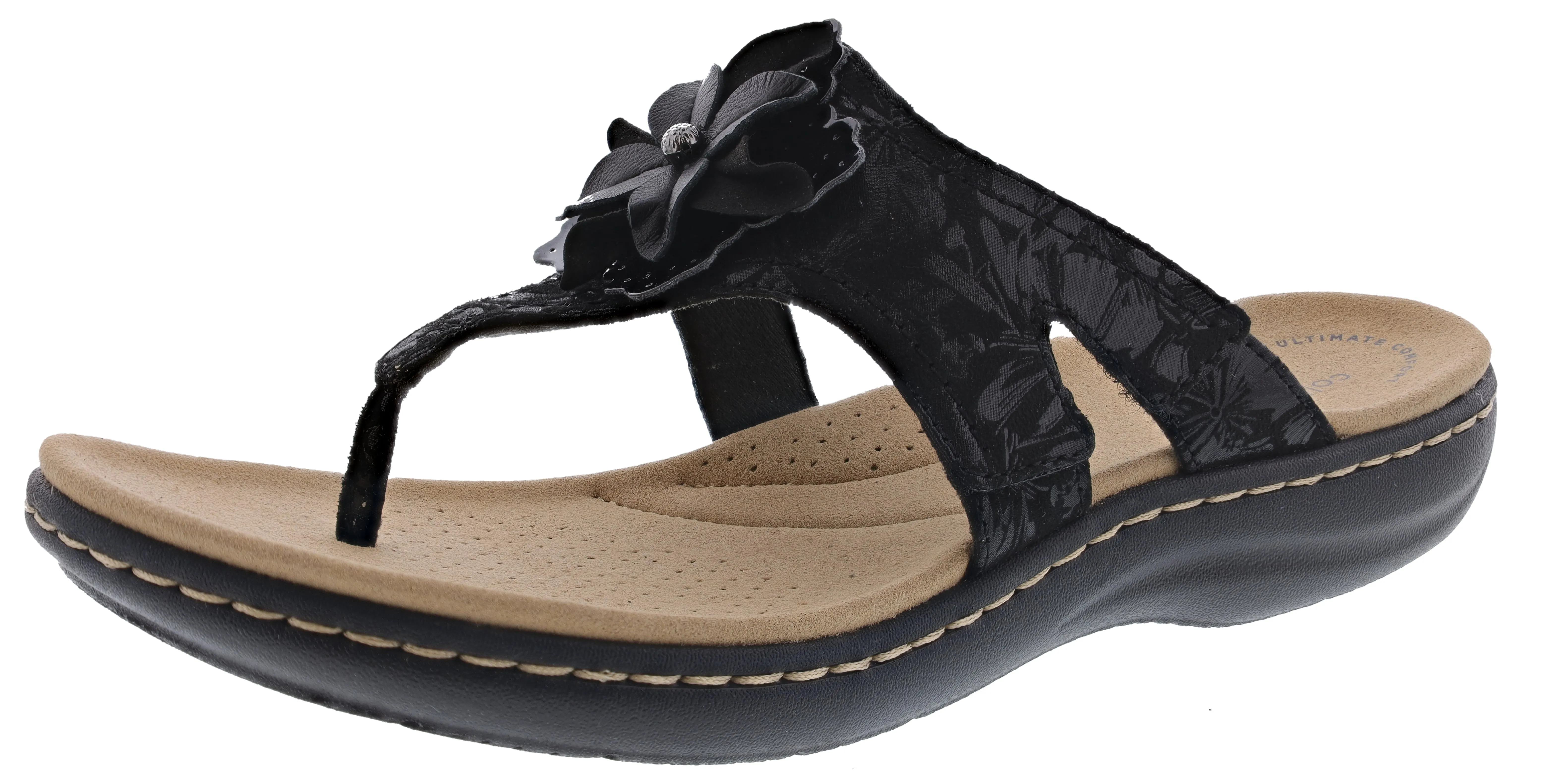 Clarks Laurieann Gema Womens Adjustable Comfort Sandals with Arch Support Toe Space