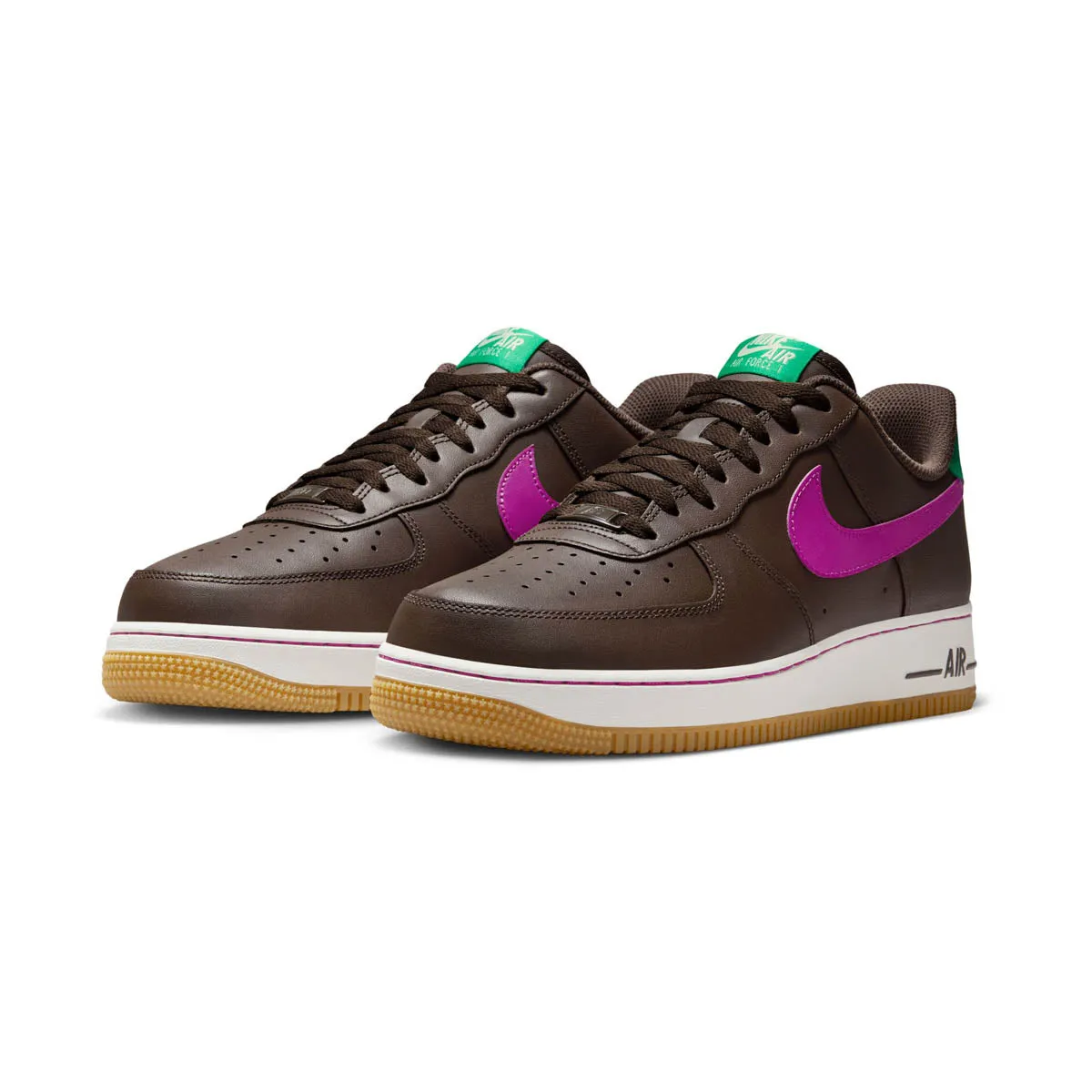 Air Force 1 '07 'Baroque Brown Vivid Purple' Men's Shoes Comfort Slope