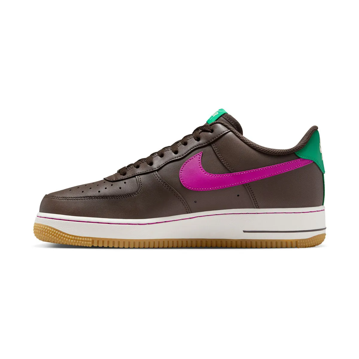Air Force 1 '07 'Baroque Brown Vivid Purple' Men's Shoes Cushioned Footbed Moist Guard