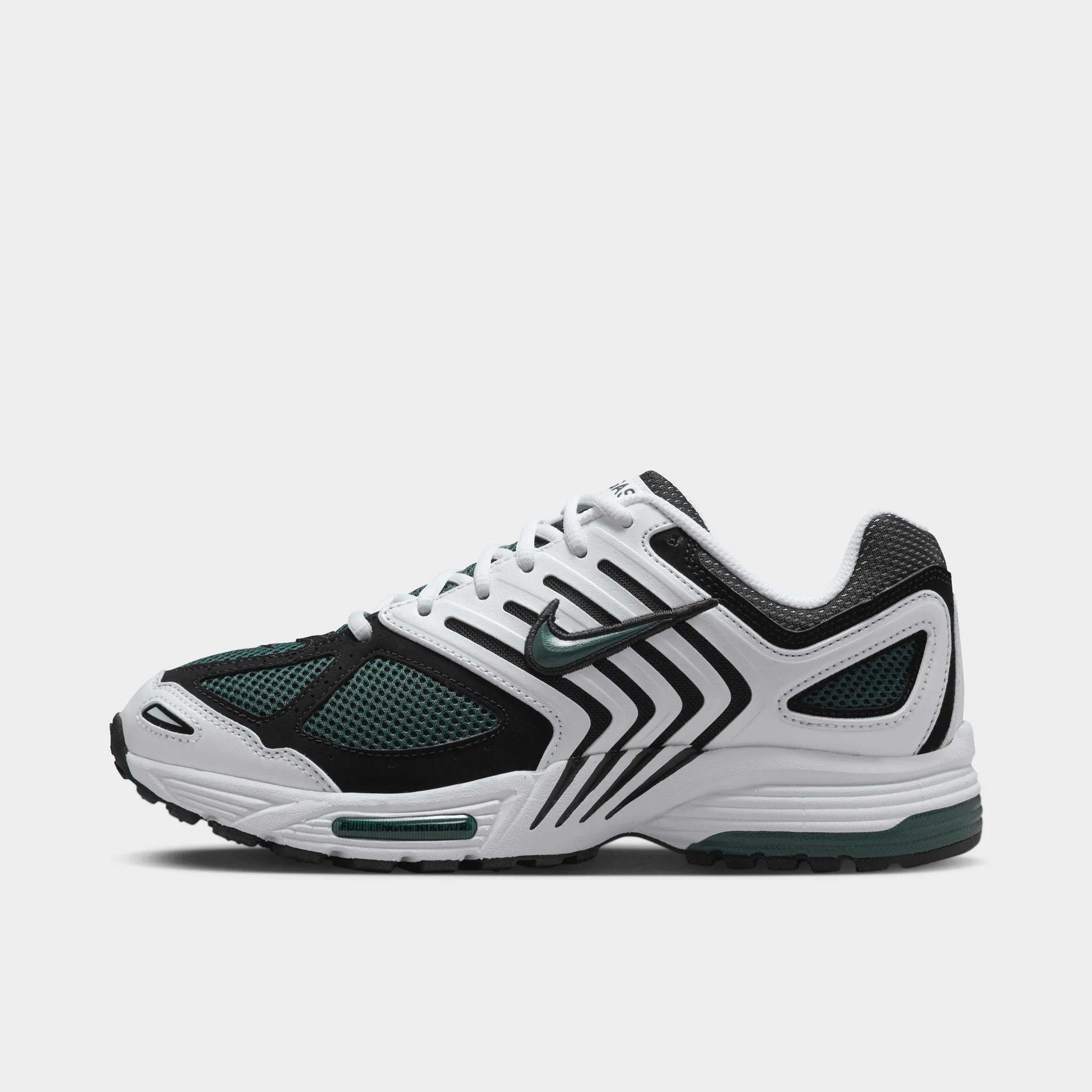 Nike Women's Air Pegasus 2005 White / Vintage Green - Black traction - enhanced shoe features