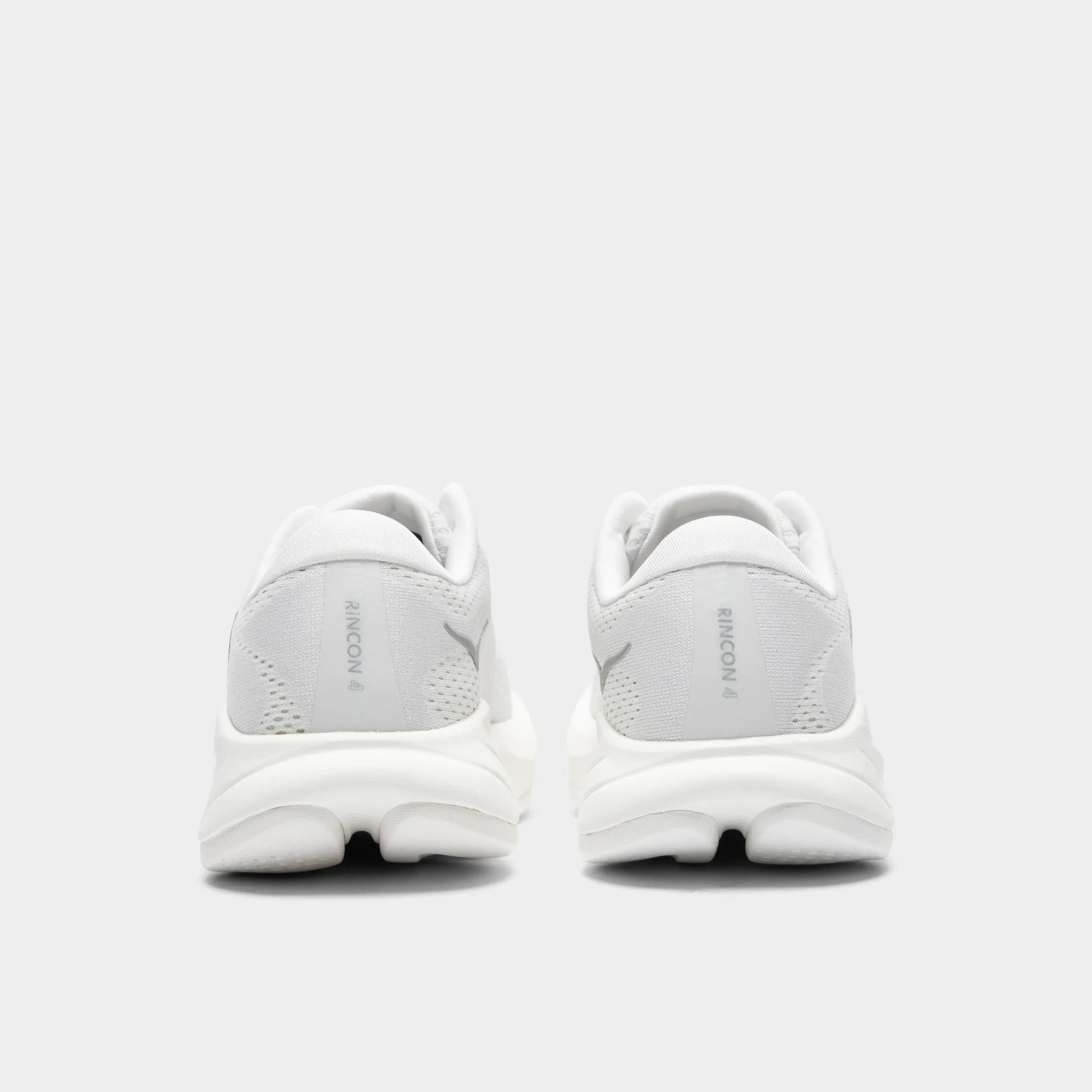 Hoka Women's Rincon 4 White / Silver logo - strapped shoes eco - friendly material shoes