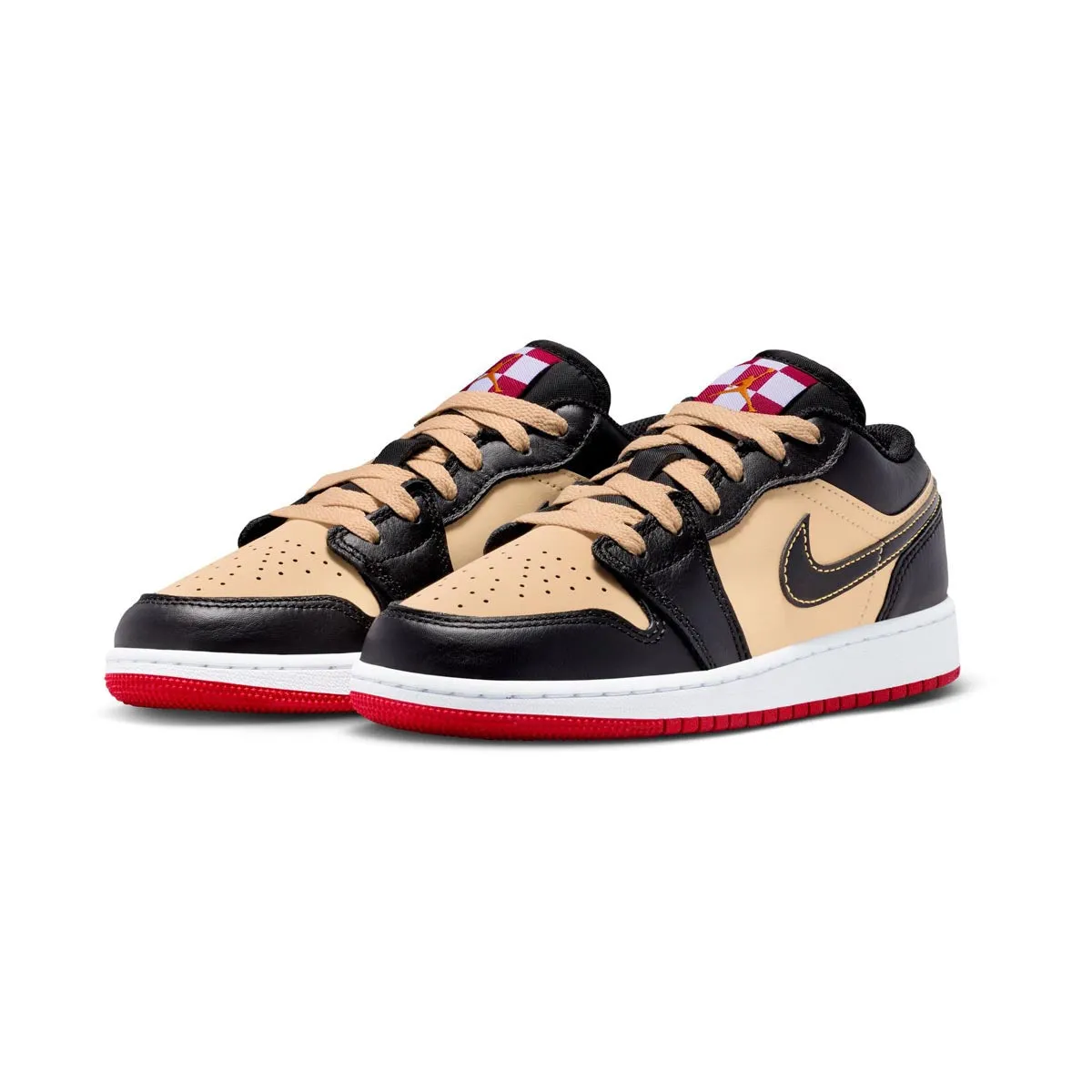 On Duty Chic Walk Air Jordan 1 Low SE 'Pizza' Big Kids' Shoes