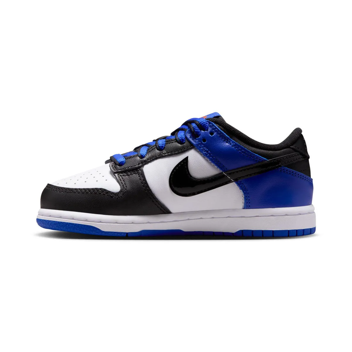 Foam Base Nike Dunk Low SE 'Upside Down Swoosh Knicks' Little Kids' Shoes
