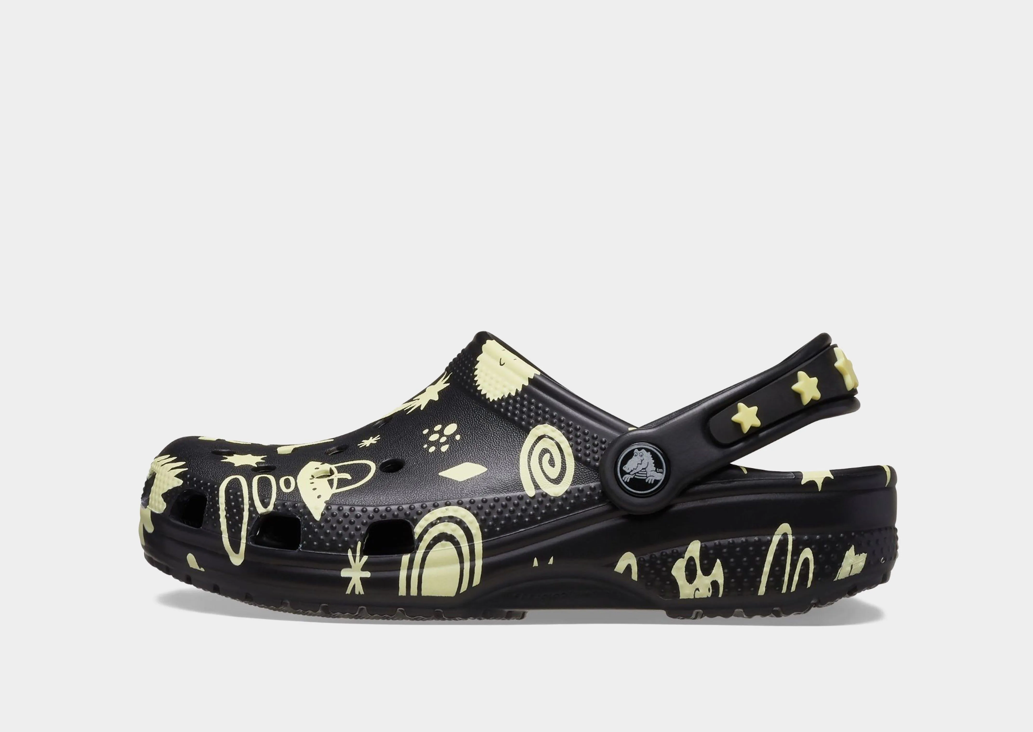 Classic Glow-In-the-Dark Space Clog Children's Single Strap Comfortable all-day wear