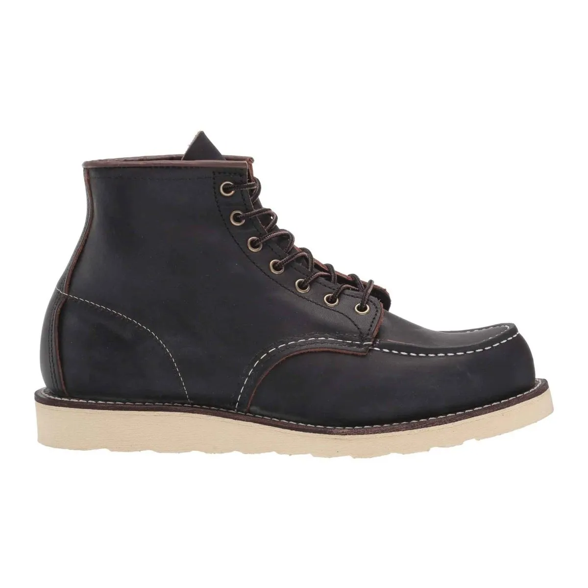 Durable Material Red Wing Men's 6-Inch Classic Moc 8849 Black Prairie Leather