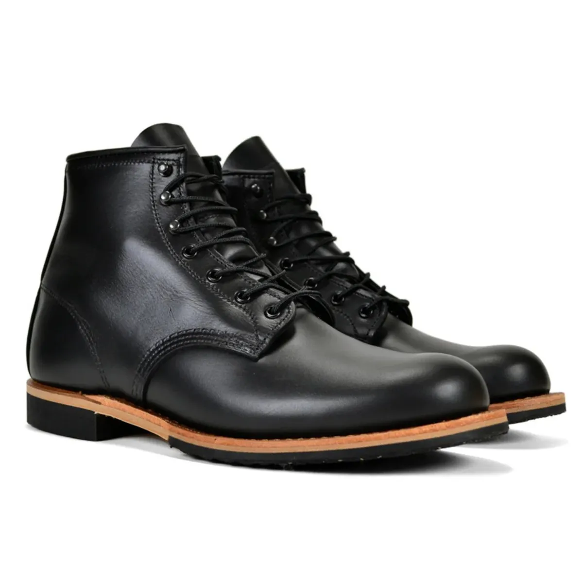 Red Wing Men's Beckman 9423 Black Leather Minimalist Appeal