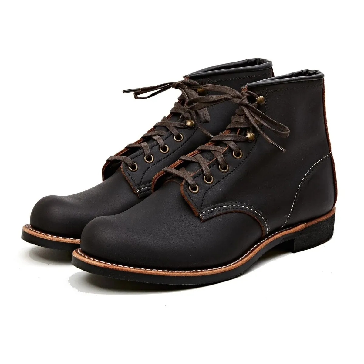 Cool Weather Chic Style Red Wing Men's Blacksmith 3345 Black Prairie