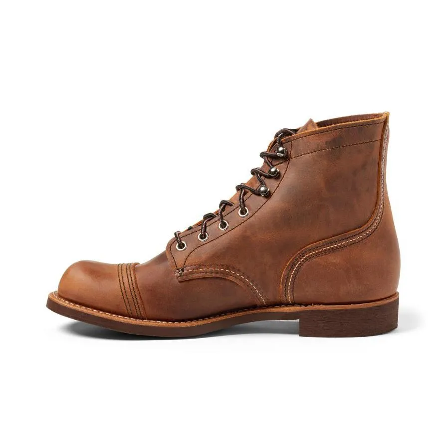 Red Wing Men's Iron Ranger 8085 Copper Rough & Tough Padded Interior Outdoor Trek Breathable Active Nomad