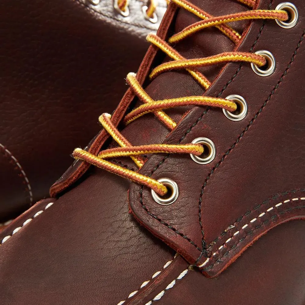 Red Wing Men's Roughneck 8146 Classic Moc Briar Brown Leather Fashion Show