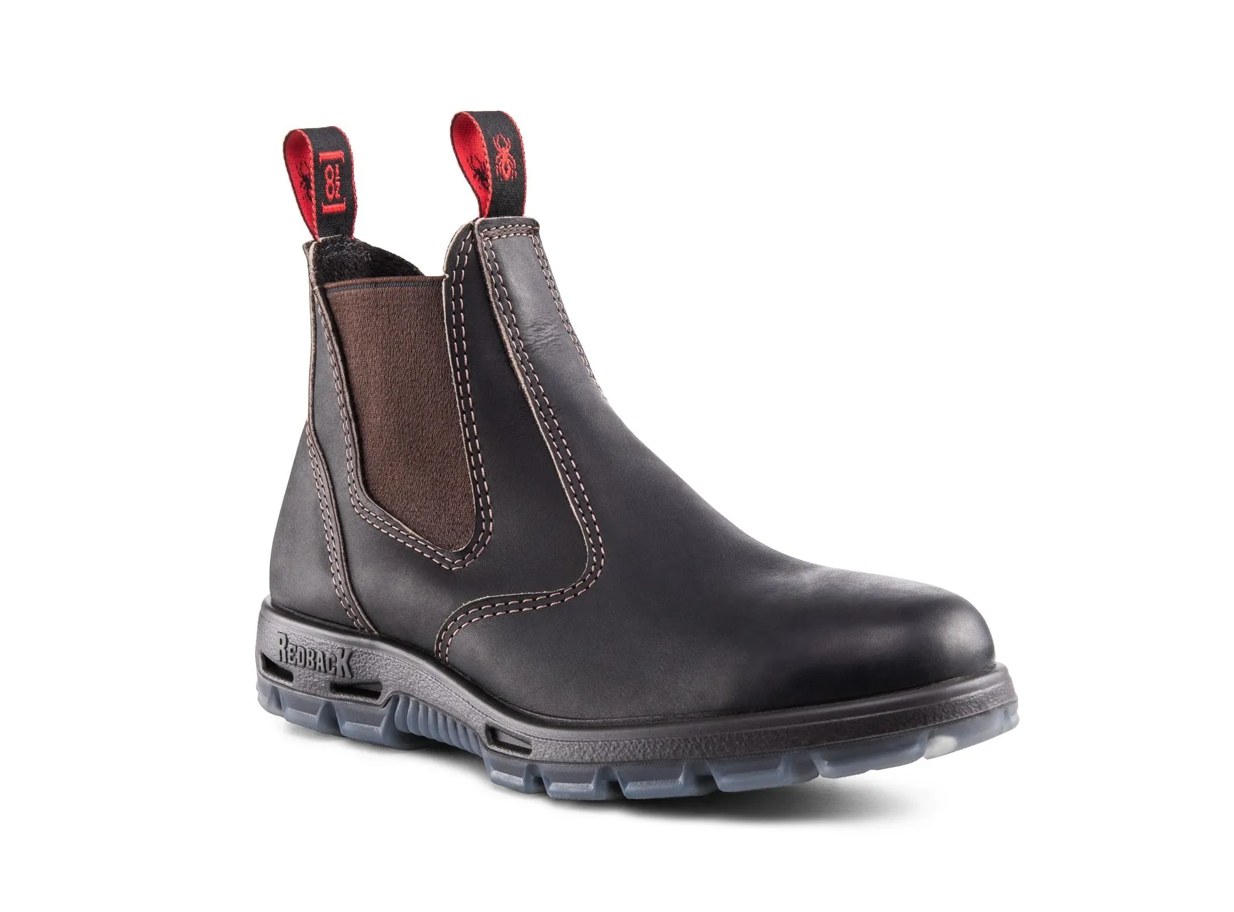 RedBack Bobcat Claret Casual Boots - UBOK Low Heel Horse Riding