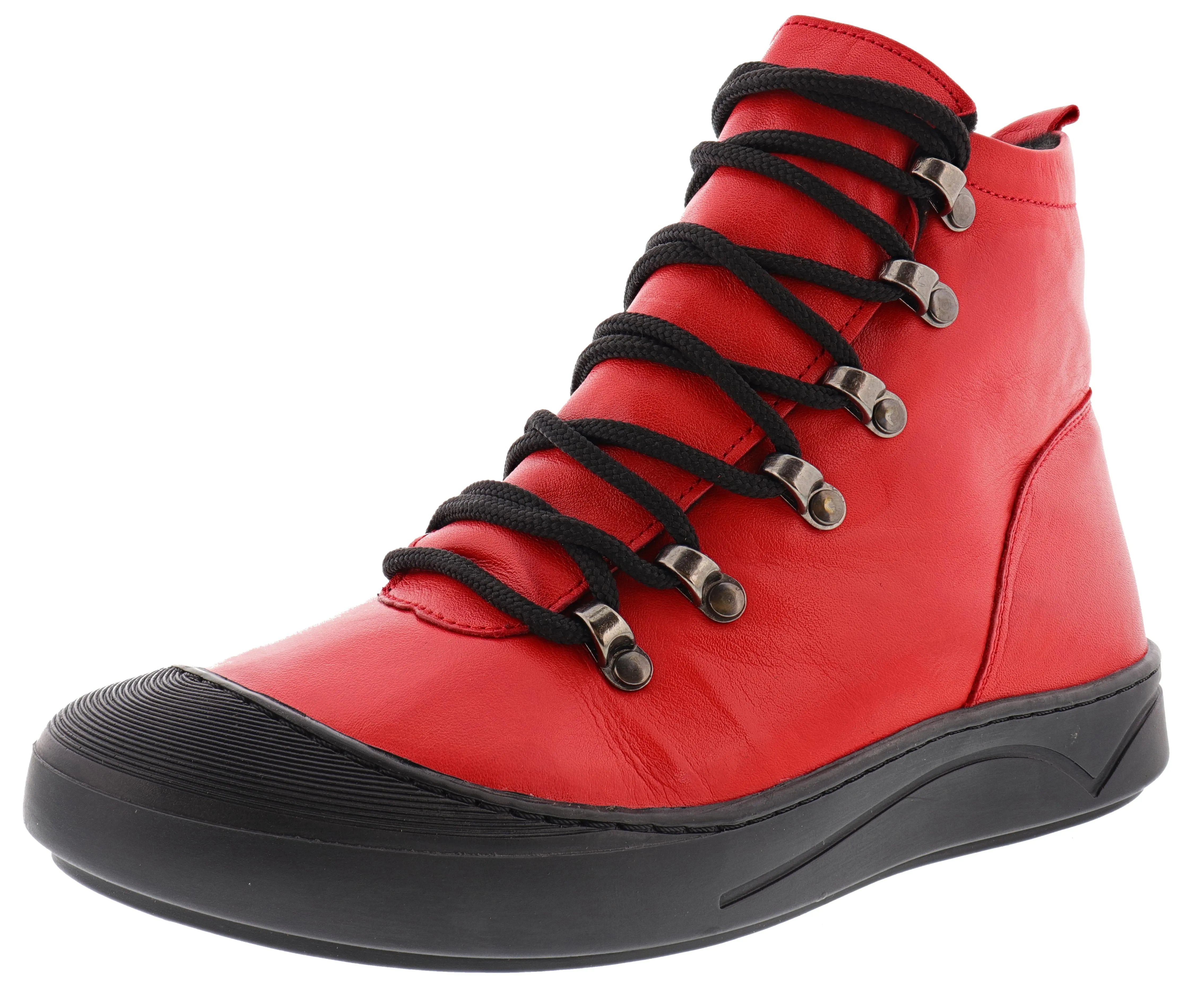 Water Guard Active Wear Spring Step Women's Lace Up Leather Booties Darleen