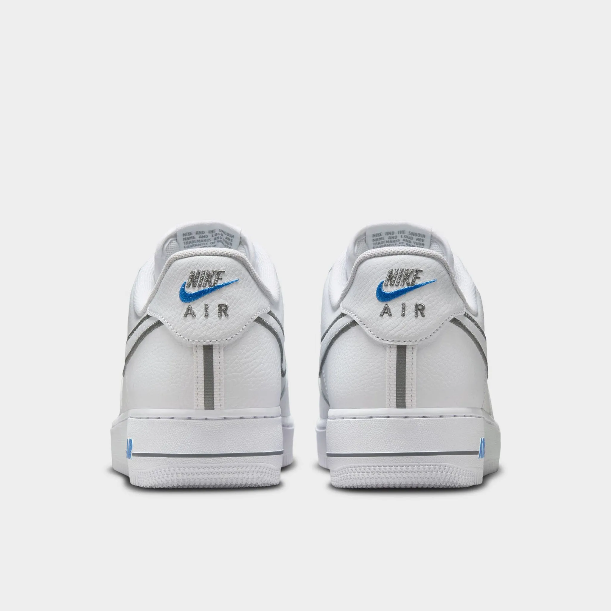 Nike Air Force 1 '07 White / Cool Grey - Photo Blue Speed and Agility