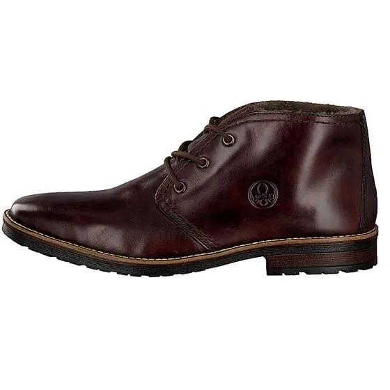 Weekend Wear Coffee Shop Rieker Lace-up Boot - Brown - 33231-26