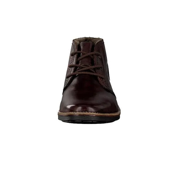 Military Style Practical Choice Rieker Lace-up Boot - Brown - 33231-26