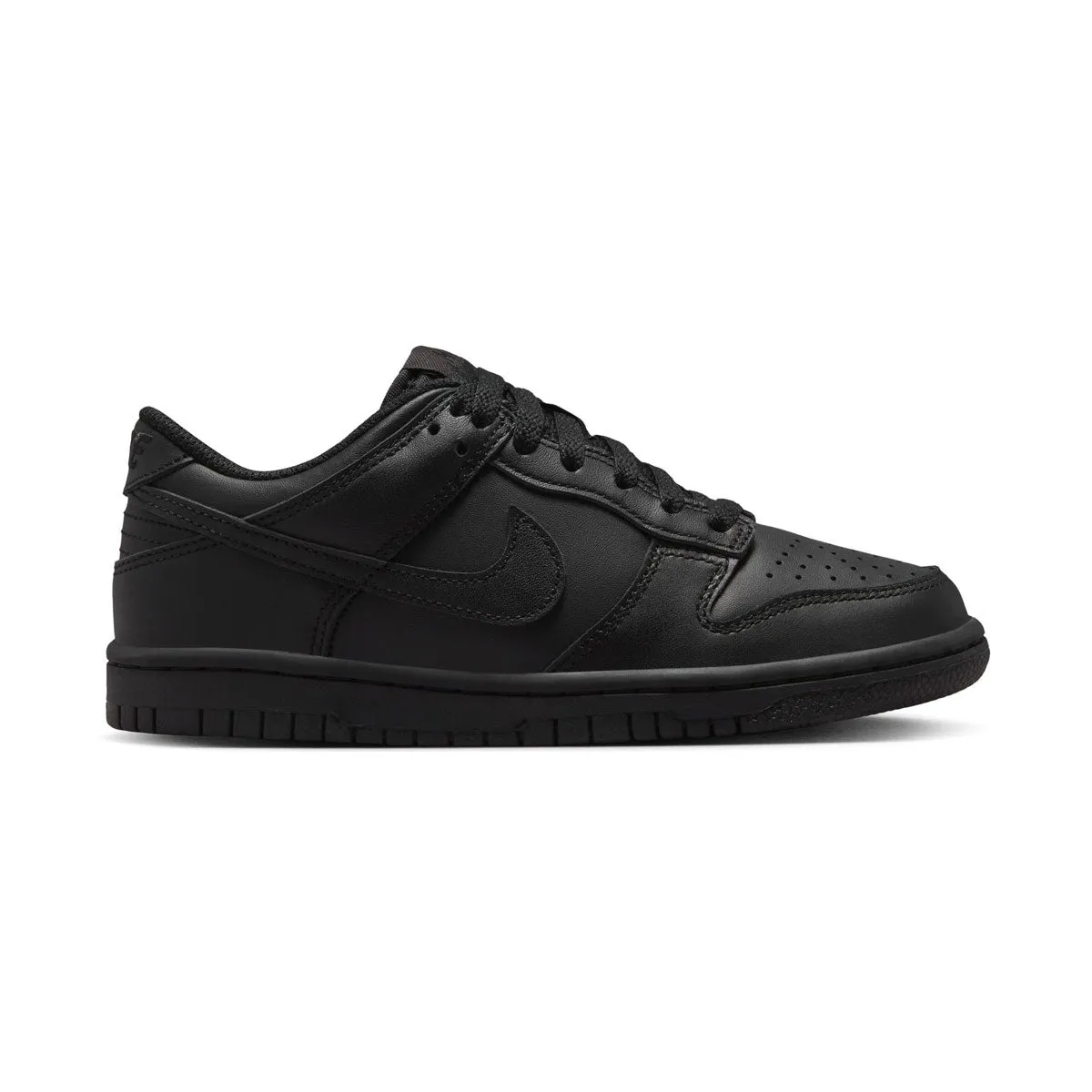 Nike Dunk Low 'Triple Black' Big Kids' Shoes Urban Explorer Match Ready
