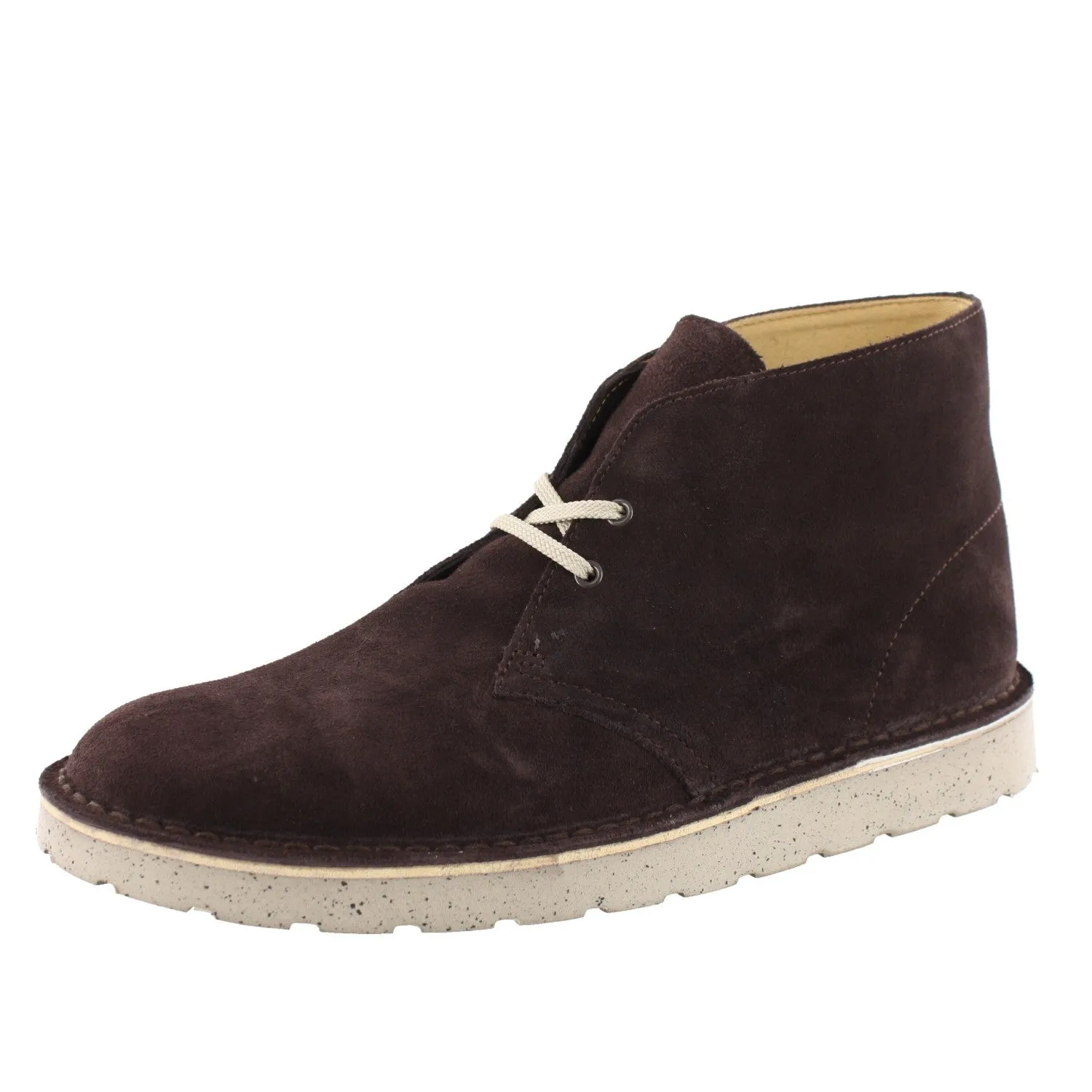 Clarks Mens Desert Hi Top Lace Up Office Business Work Boots Country Side