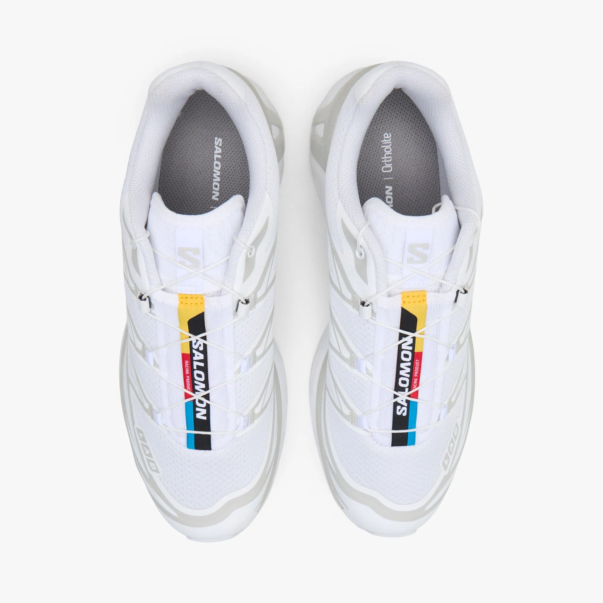 Salomon XT-6 White / White - Lunar Rock Any Path