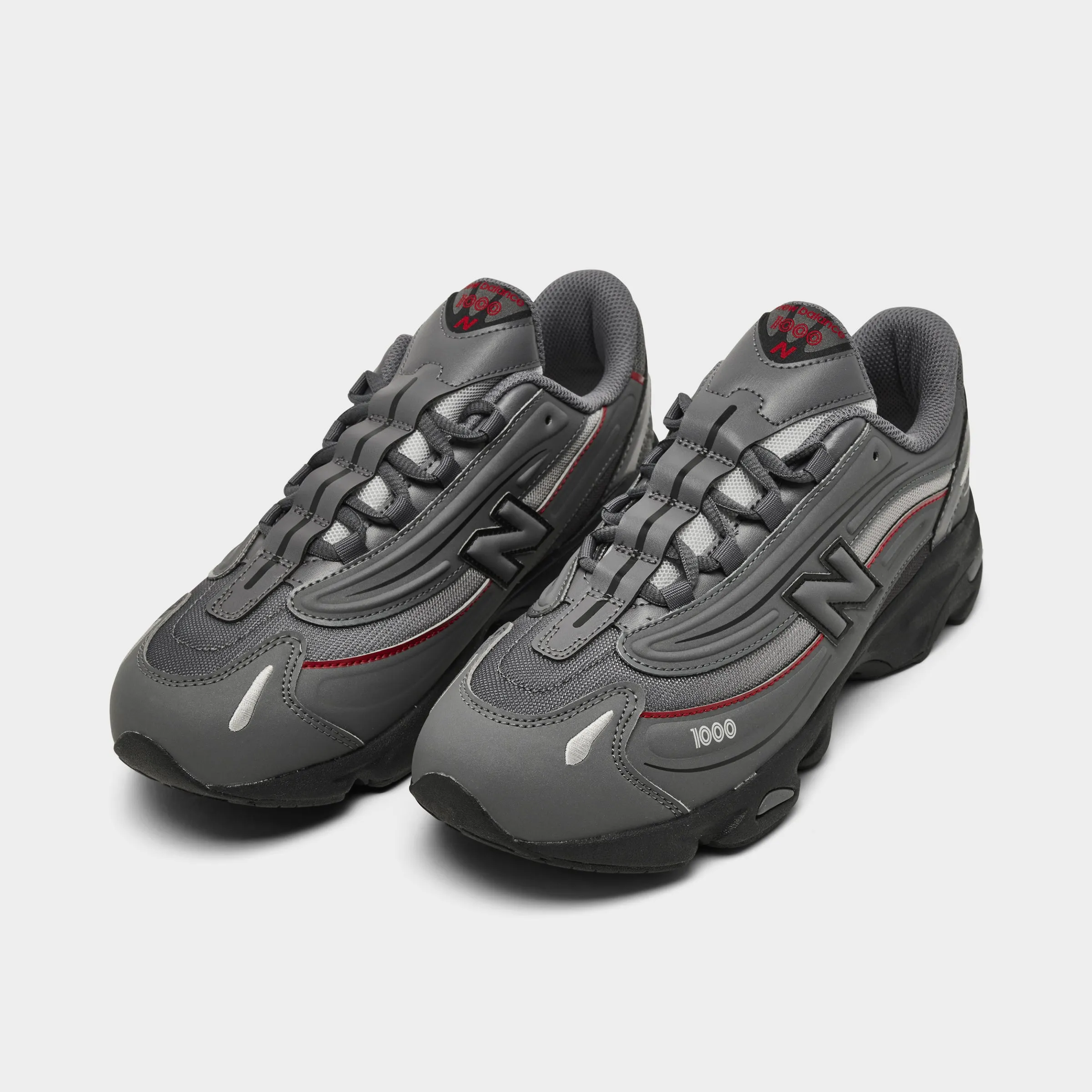 low - impact New Balance Juniors' 1000 Castlerock / Team Red