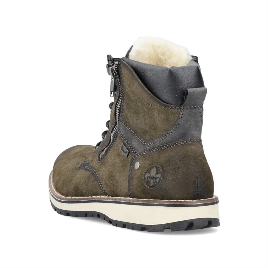 Rieker Winter Boots - 38425-54 Open Toe
