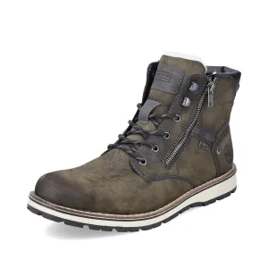 Cushioned Low Profile Snowy Path Rieker Winter Boots - 38425-54