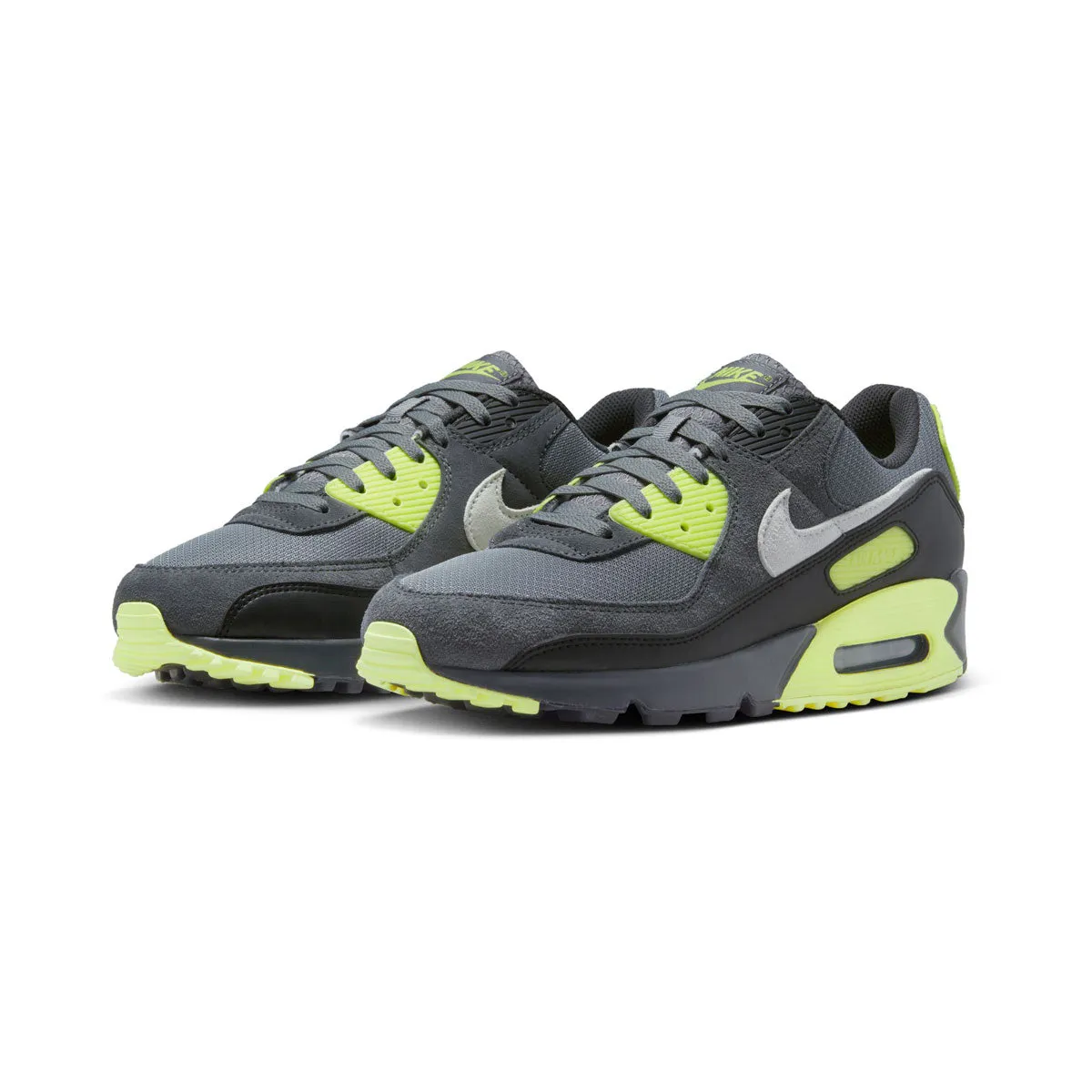 School Day Nike Air Max 90 'Smoke Grey Light Lemon Twist' Men's Shoes